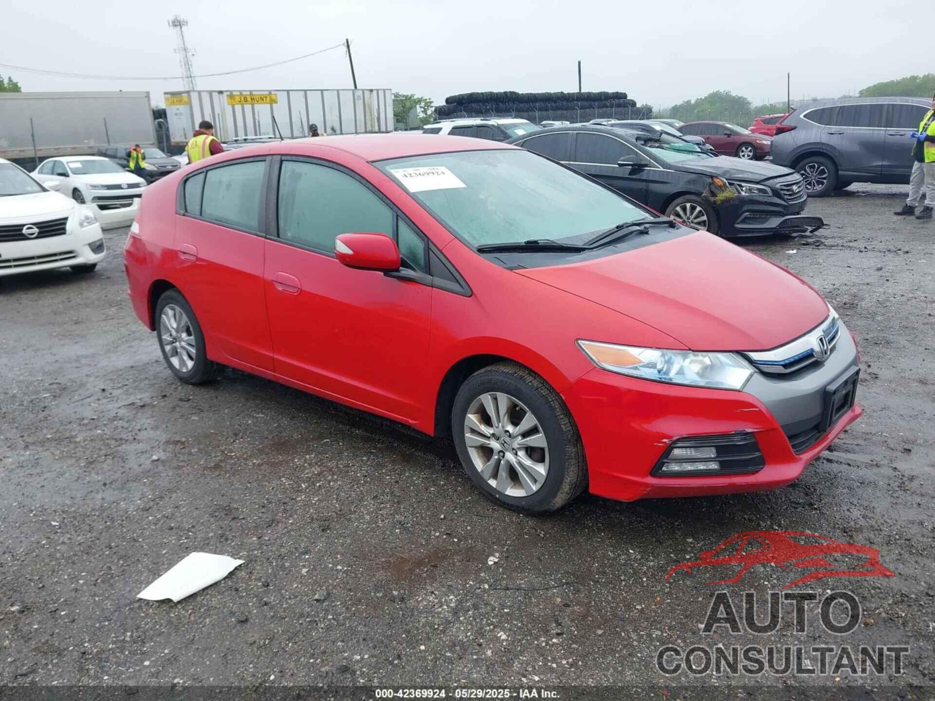 HONDA INSIGHT 2012 - JHMZE2H78CS001541