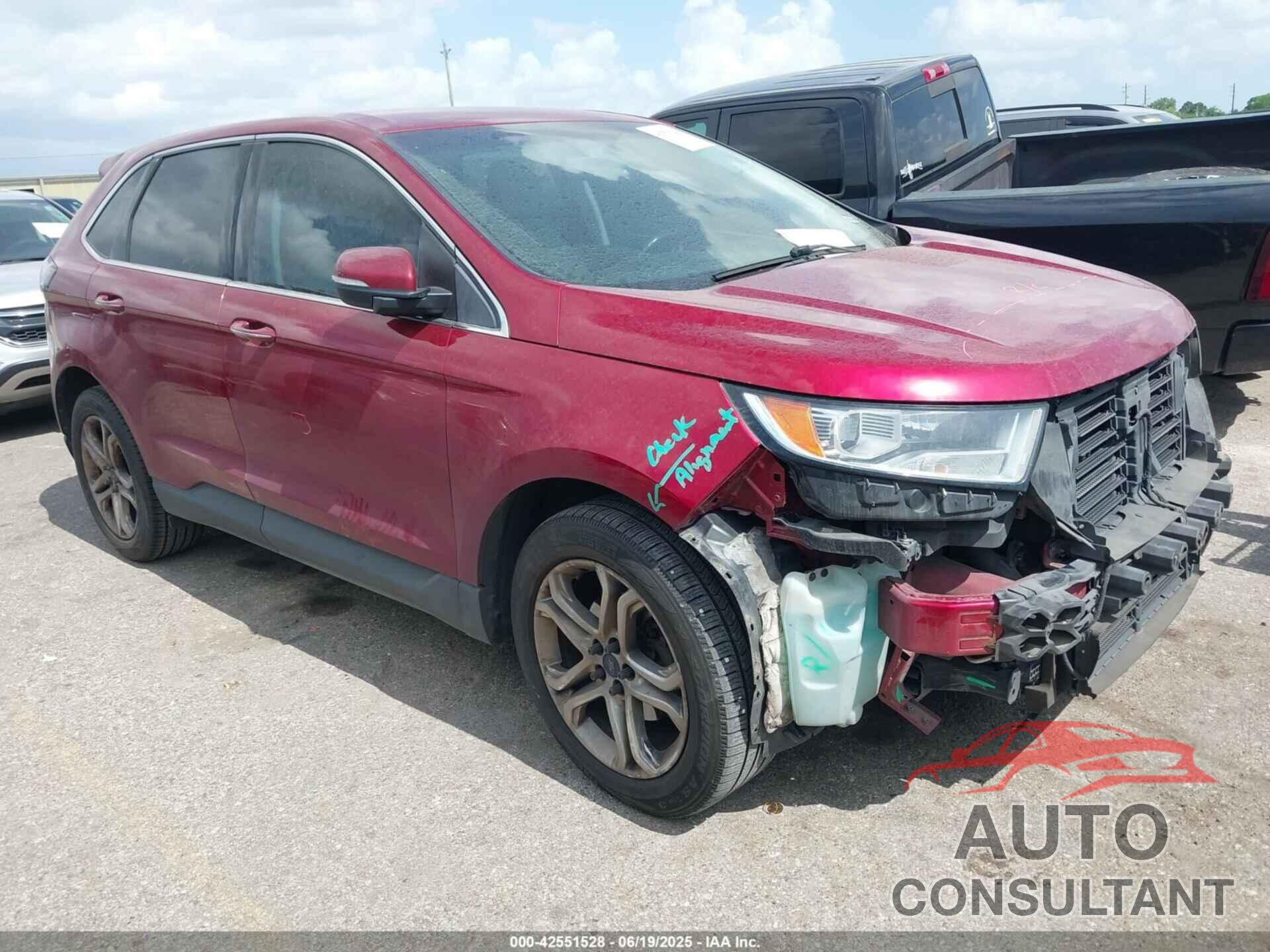 FORD EDGE 2015 - 2FMTK3K93FBC32759