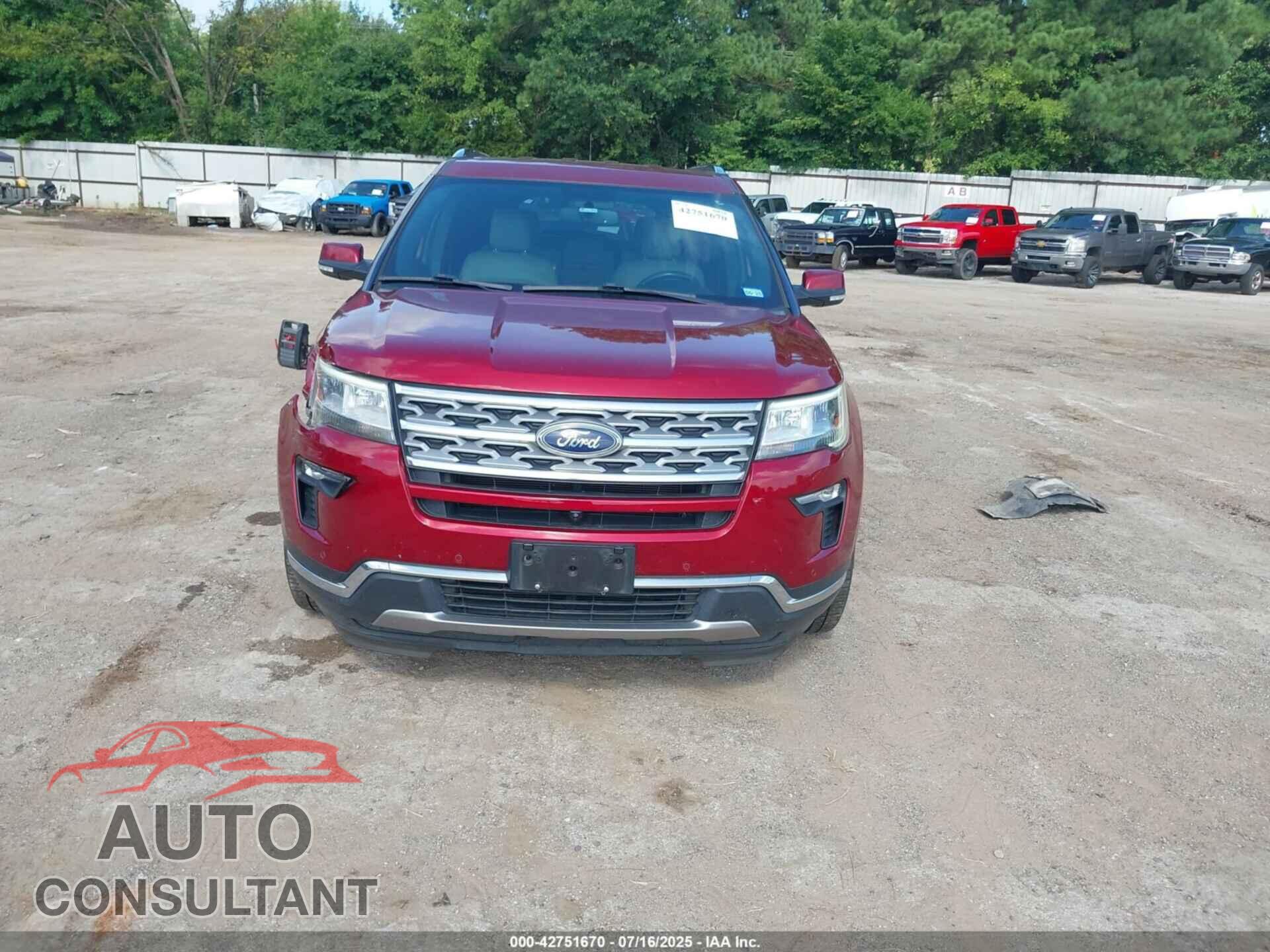 FORD EXPLORER 2018 - 1FM5K7F85JGB35226