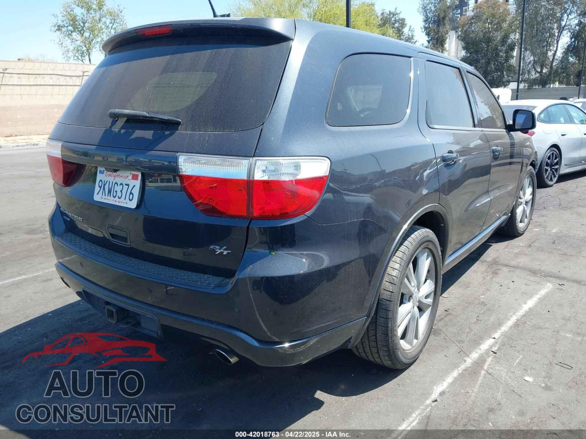 DODGE DURANGO 2012 - 1C4SDJCT1CC295010