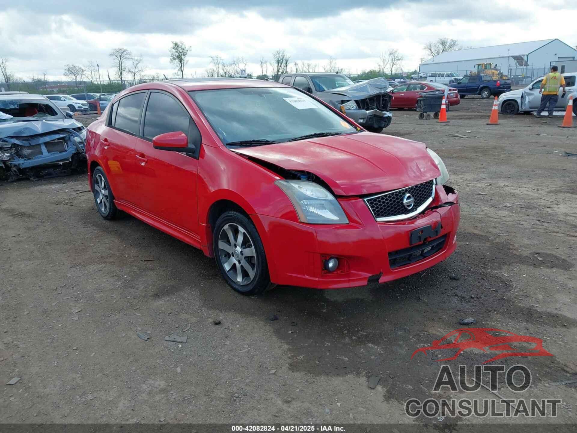 NISSAN SENTRA 2012 - 3N1AB6AP9CL649240