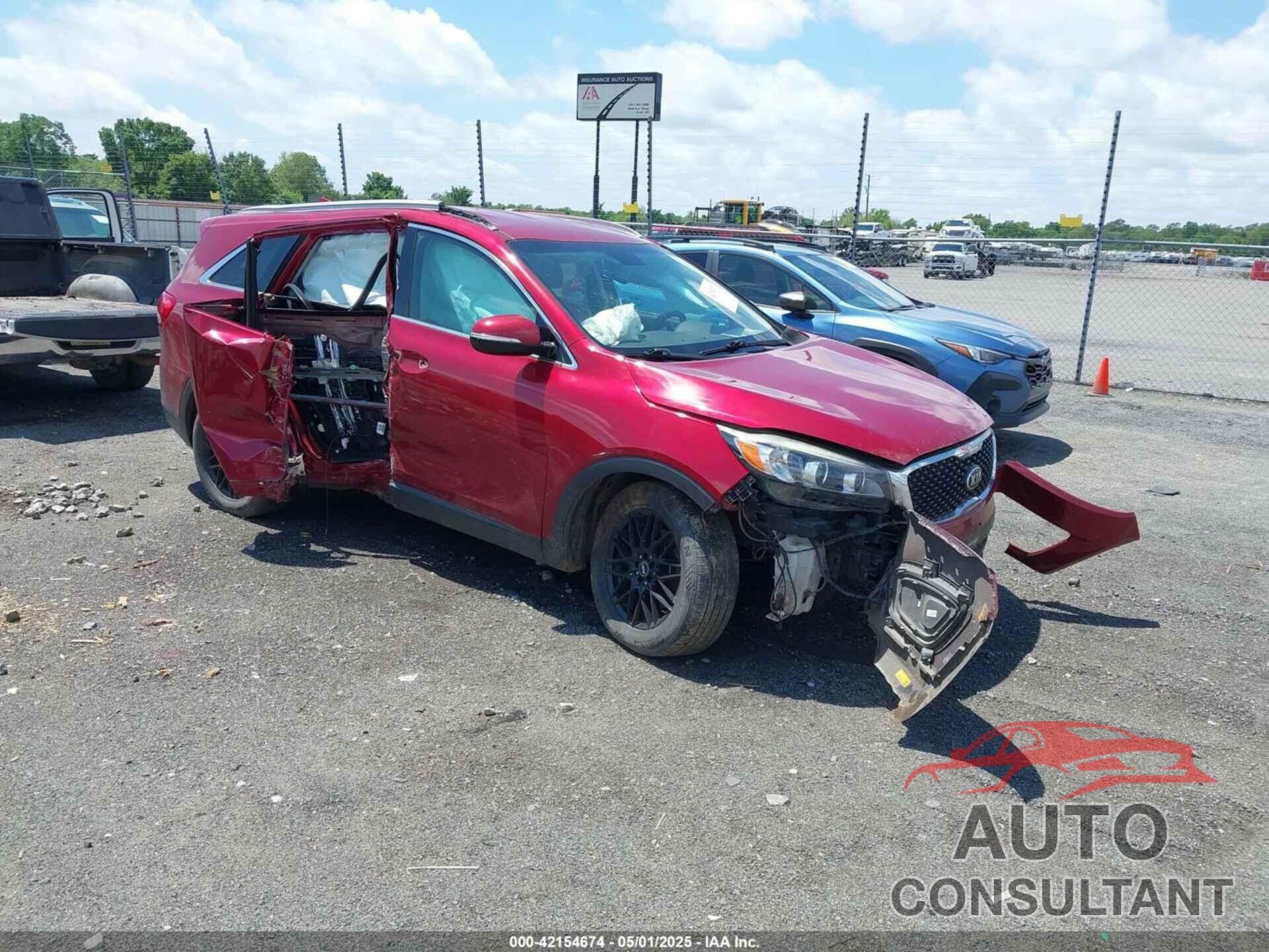 KIA SORENTO 2017 - 5XYPG4A52HG287293