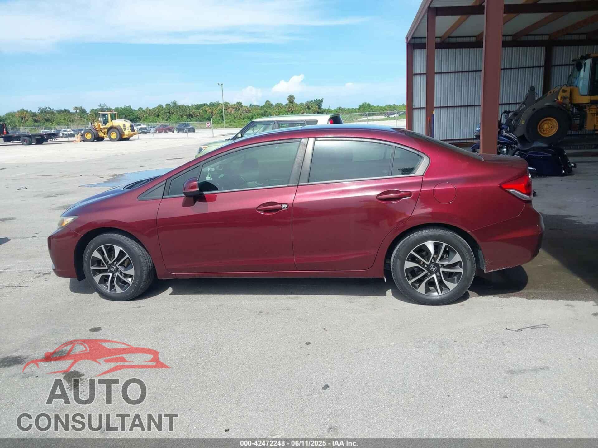 HONDA CIVIC 2013 - 19XFB2F81DE062131