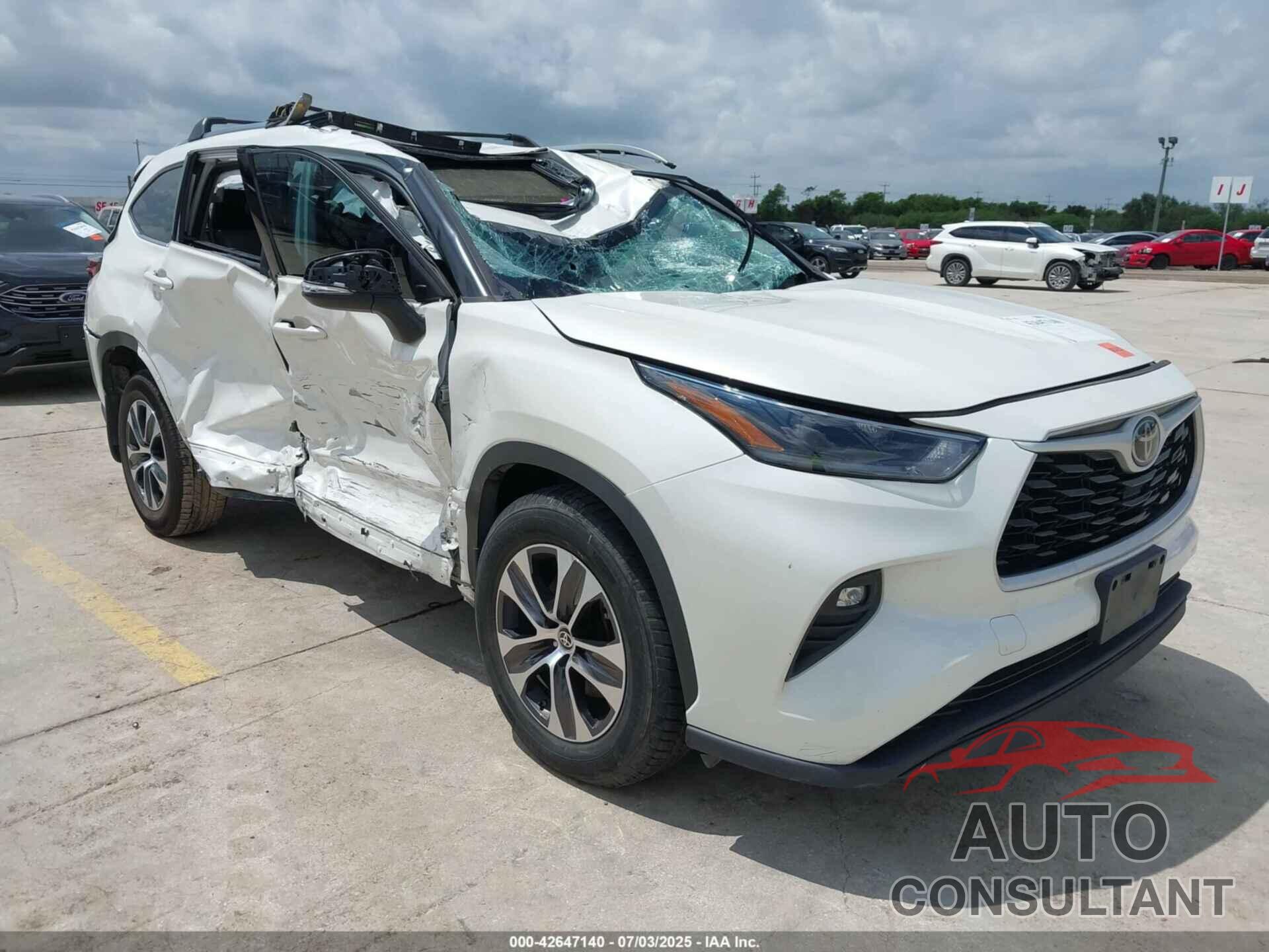 TOYOTA HIGHLANDER 2021 - 5TDGZRBH1MS532629