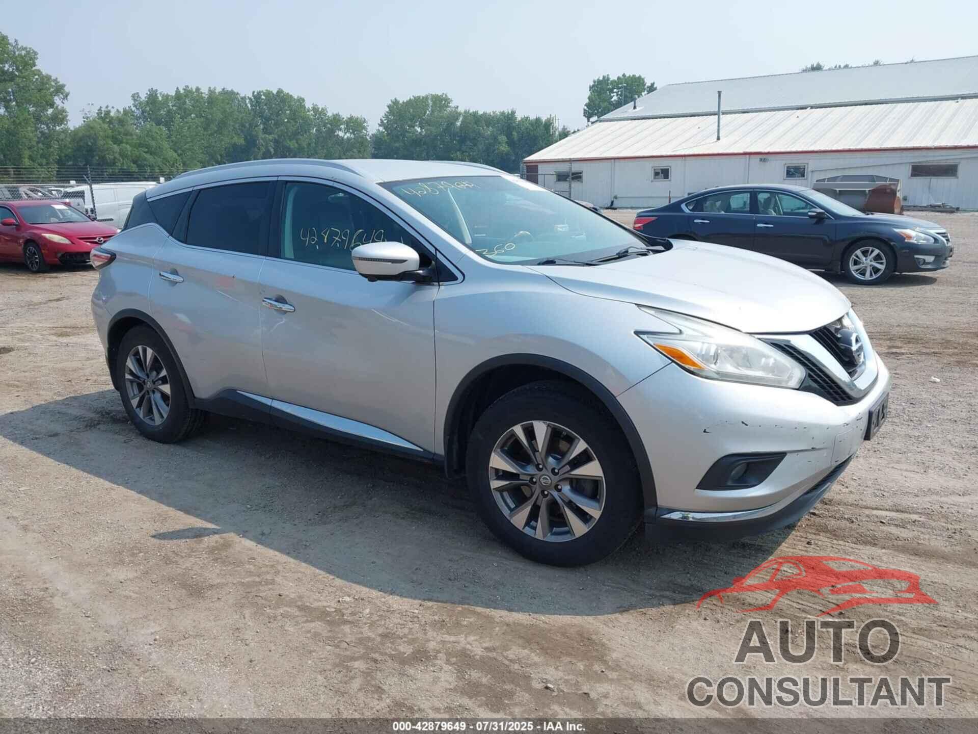 NISSAN MURANO 2016 - 5N1AZ2MH3GN131518