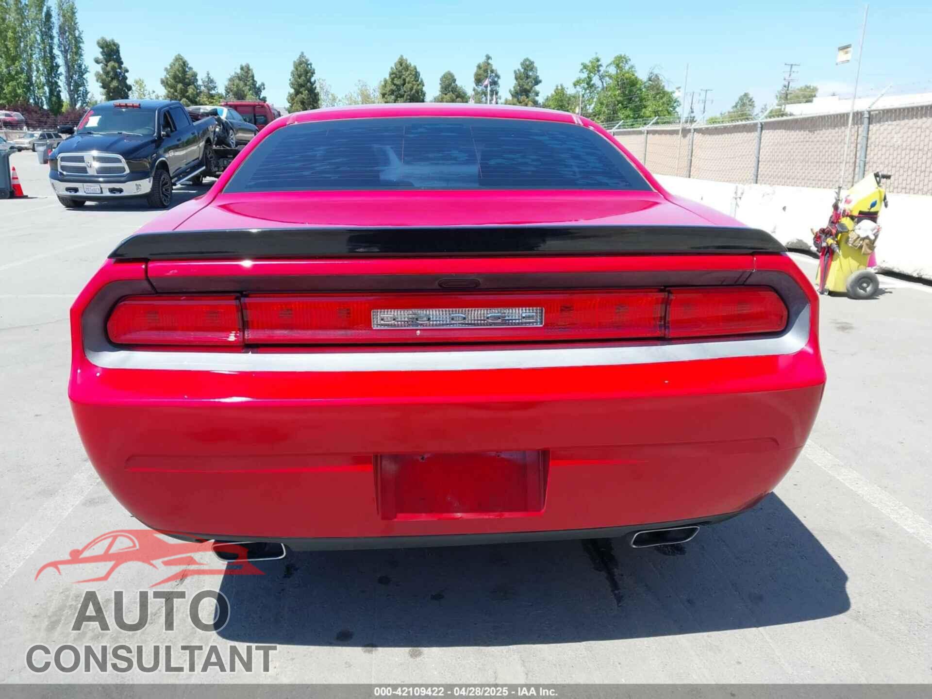 DODGE CHALLENGER 2012 - 2C3CDYAG6CH259656