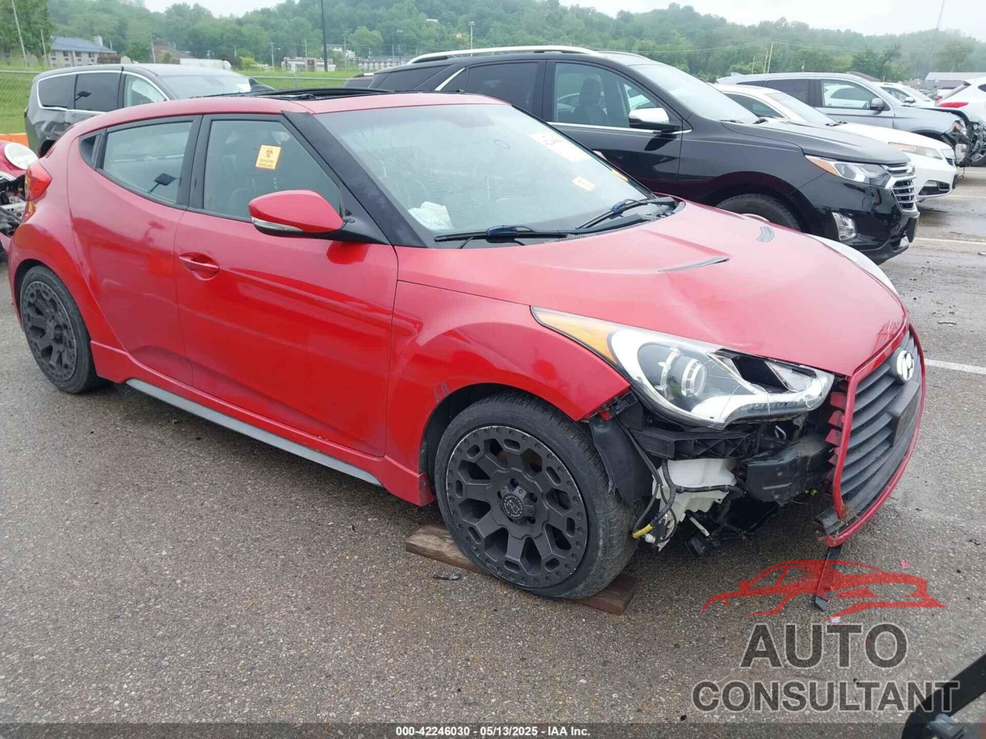 HYUNDAI VELOSTER 2015 - KMHTC6AE0FU232080