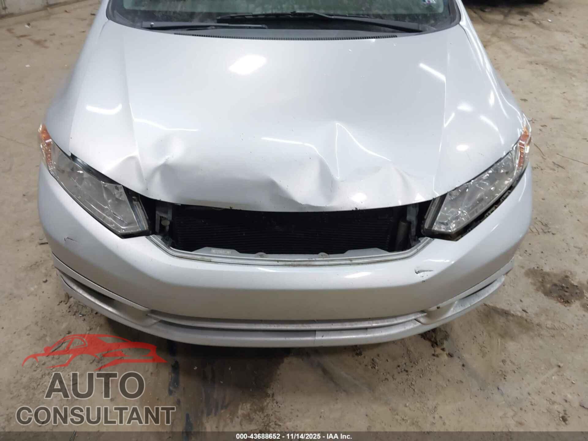 HONDA CIVIC 2012 - 2HGFB2F98CH528490