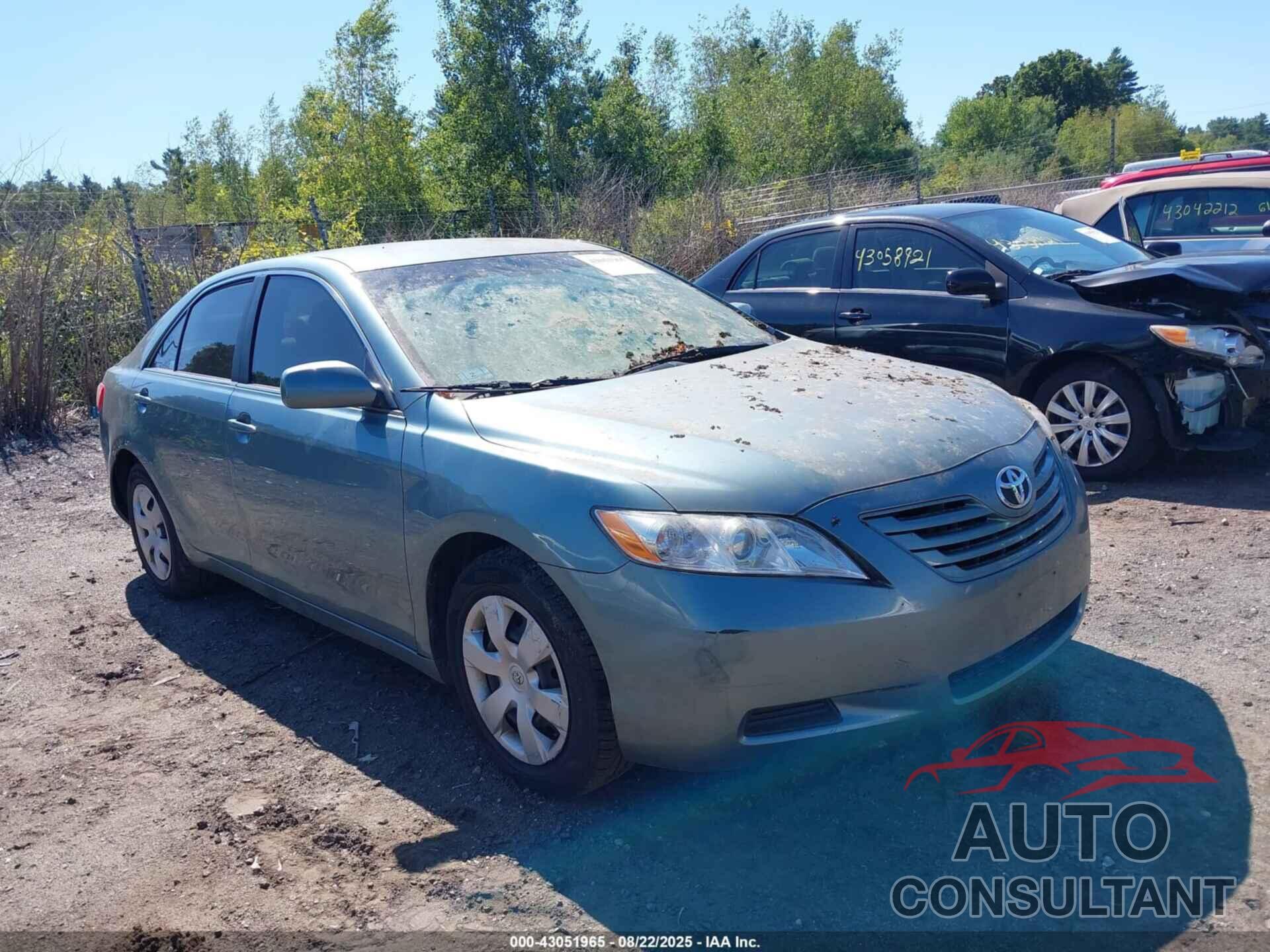 TOYOTA CAMRY 2009 - 4T4BE46K59R066075