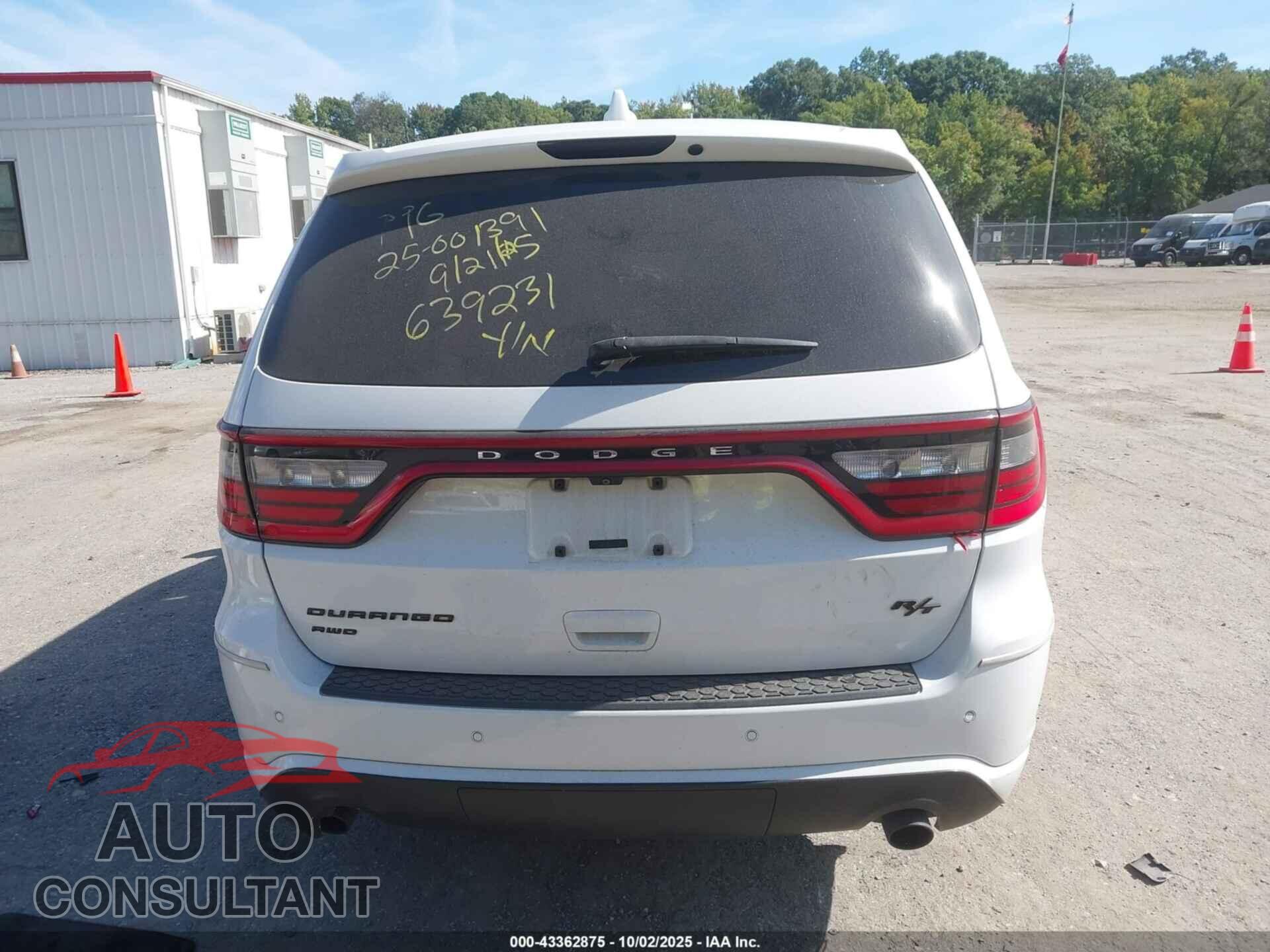 DODGE DURANGO 2017 - 1C4SDJCT8HC639231