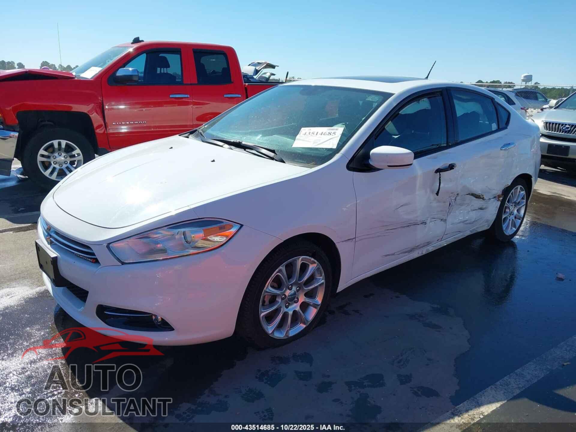 DODGE DART 2015 - 1C3CDFCB0FD247879