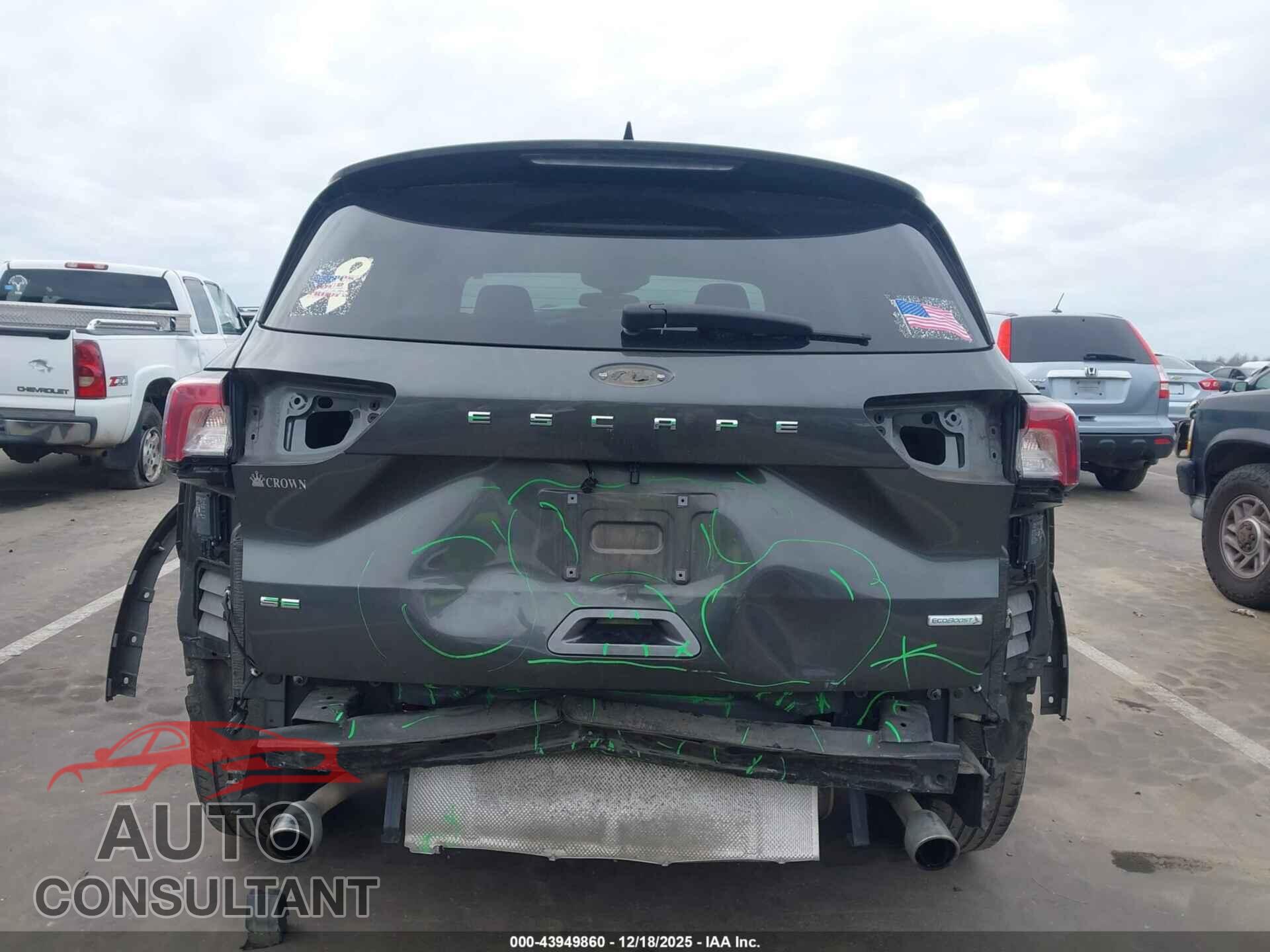 FORD ESCAPE 2020 - 1FMCU0G66LUA59395