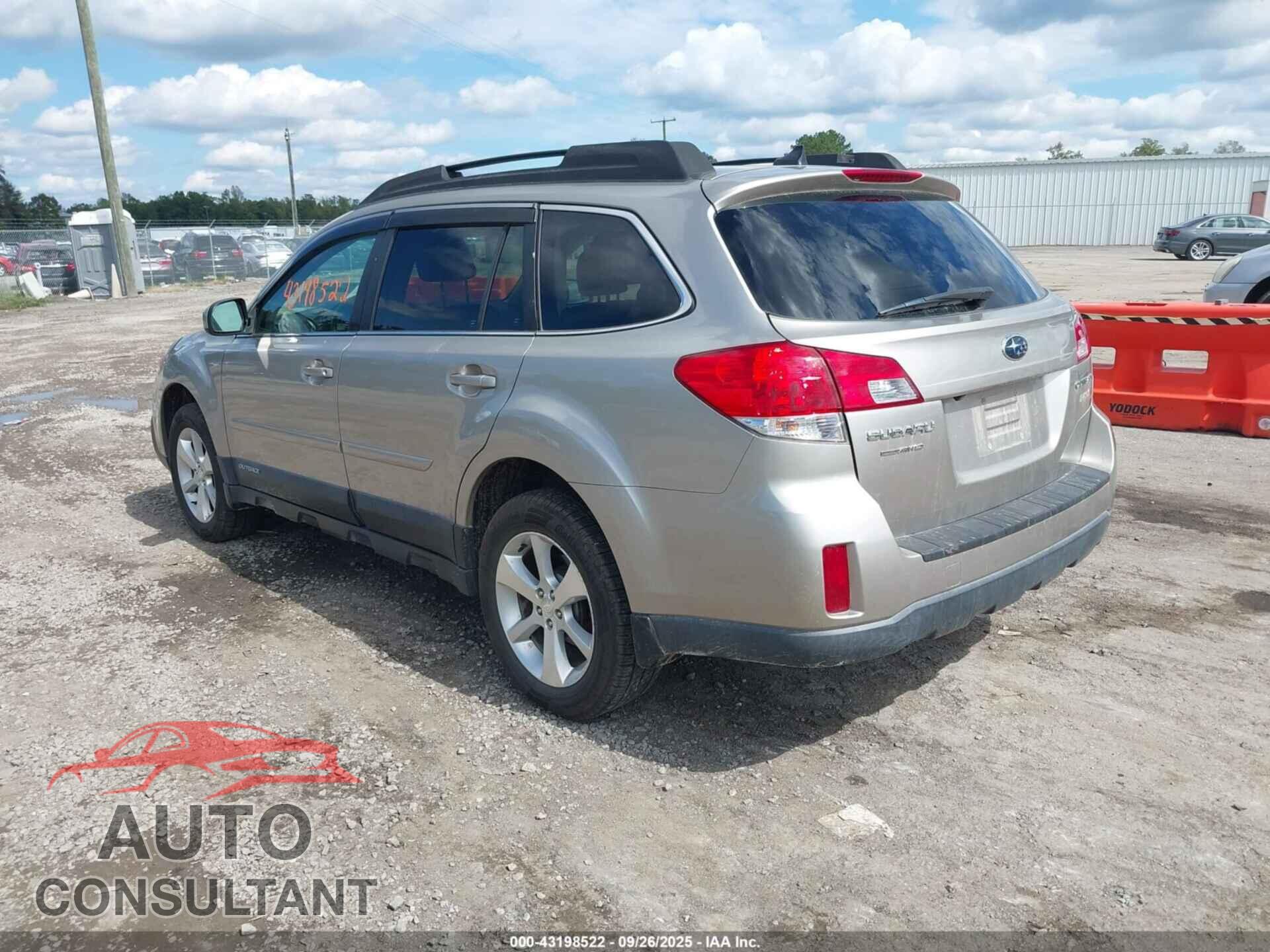 SUBARU OUTBACK 2014 - 4S4BRBLC7E3309899