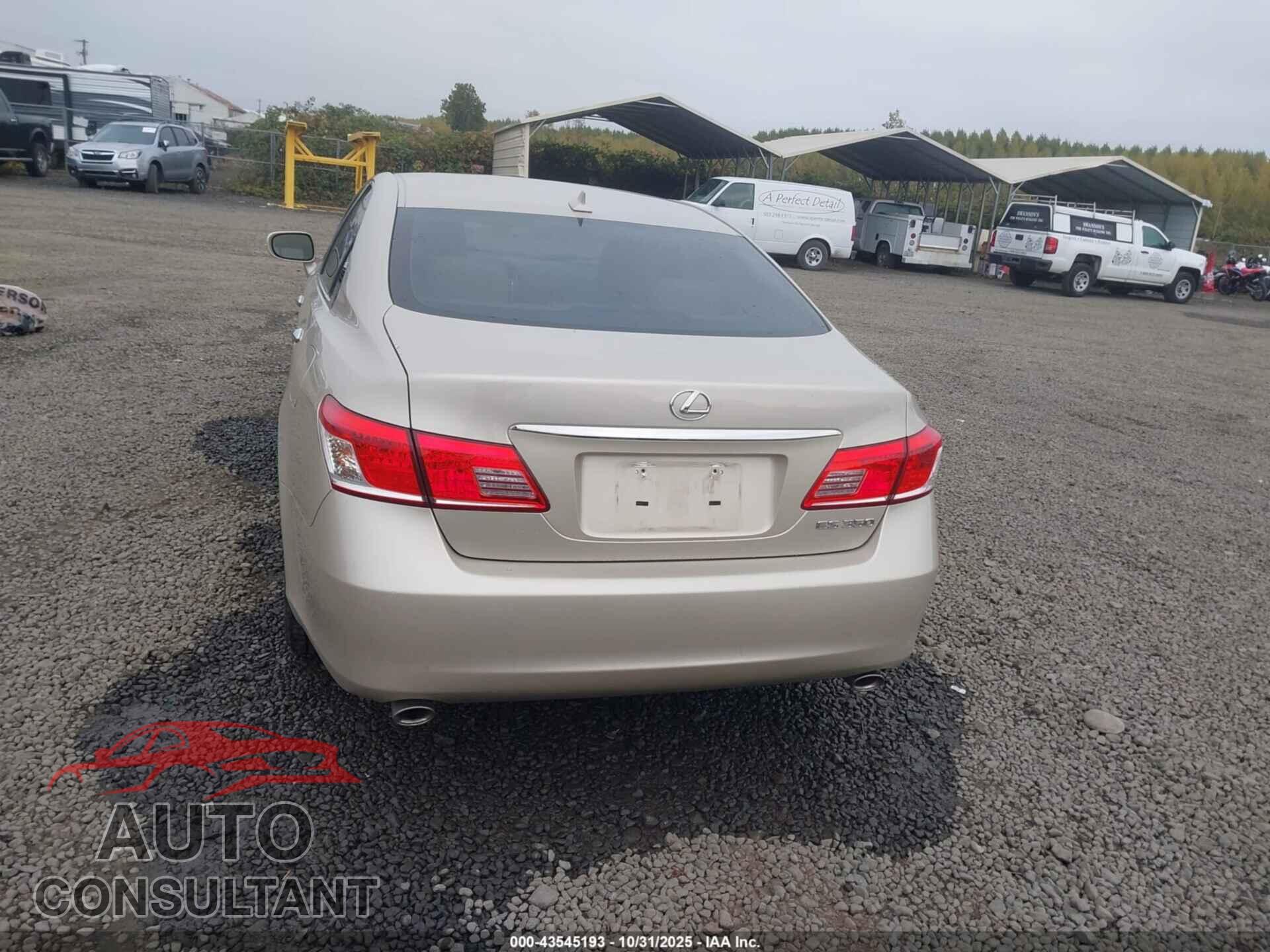LEXUS ES 350 2012 - JTHBK1EG2C2475560