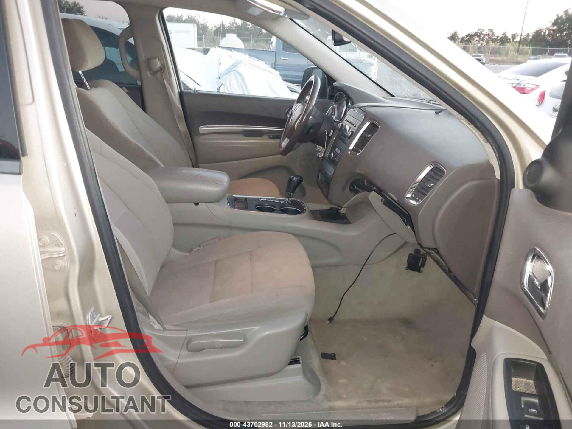 DODGE DURANGO 2012 - 1C4RDHAG3CC126653