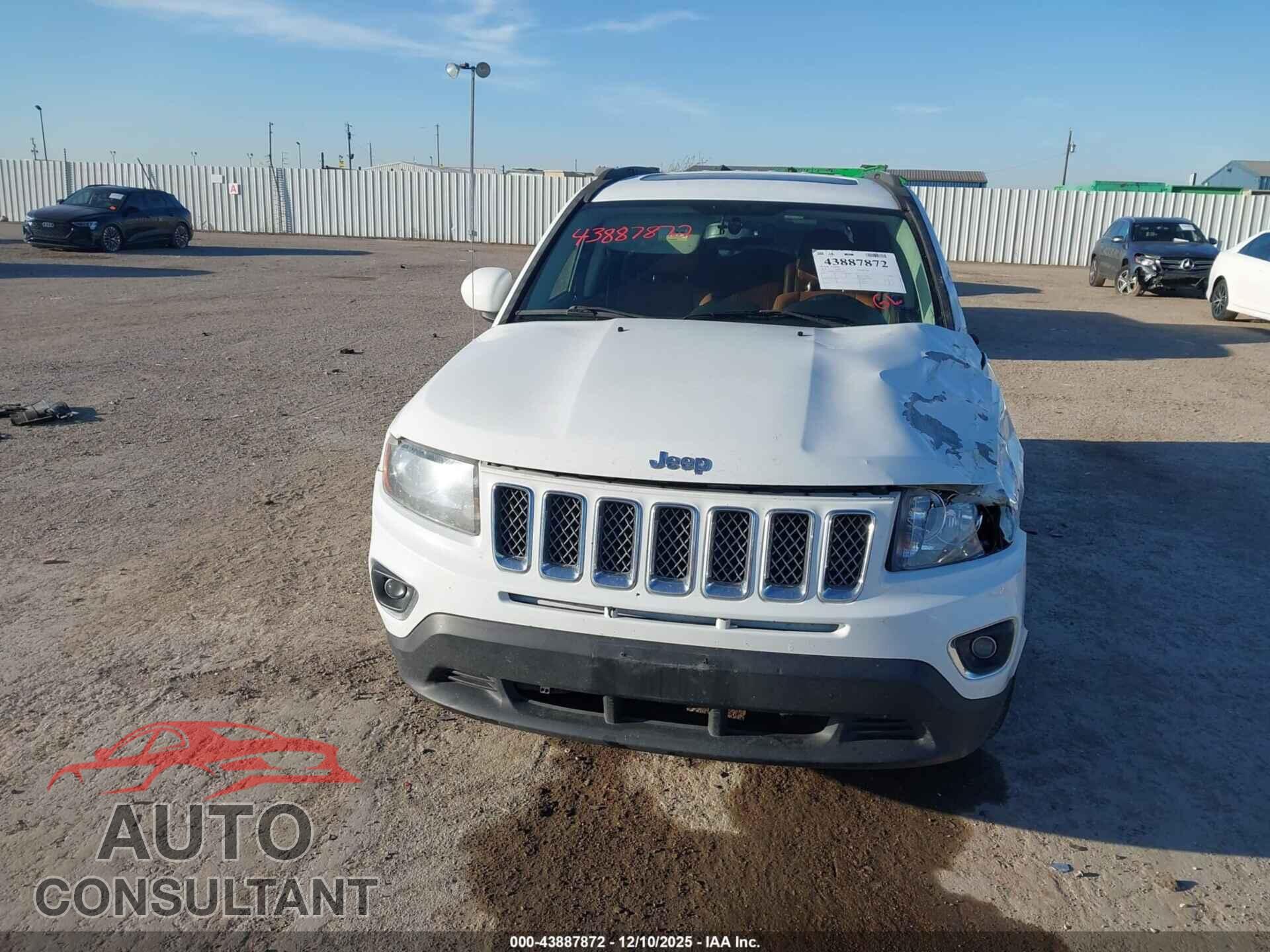 JEEP COMPASS 2016 - 1C4NJCEA2GD800016