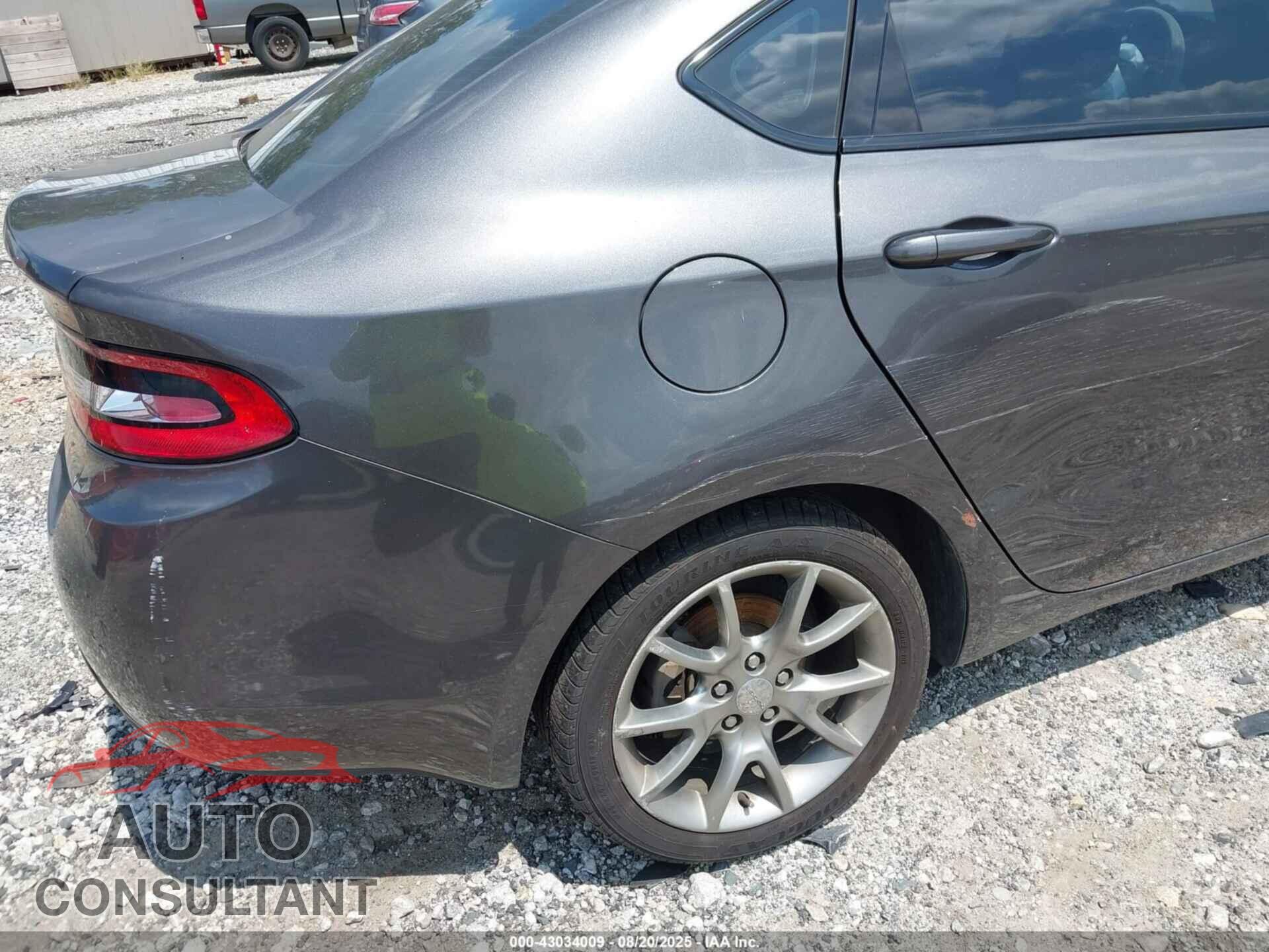 DODGE DART 2015 - 1C3CDFBB7FD237917