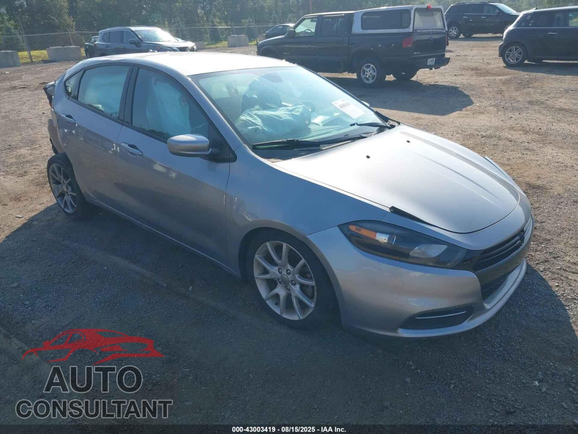 DODGE DART 2015 - 1C3CDFAA2FD391864