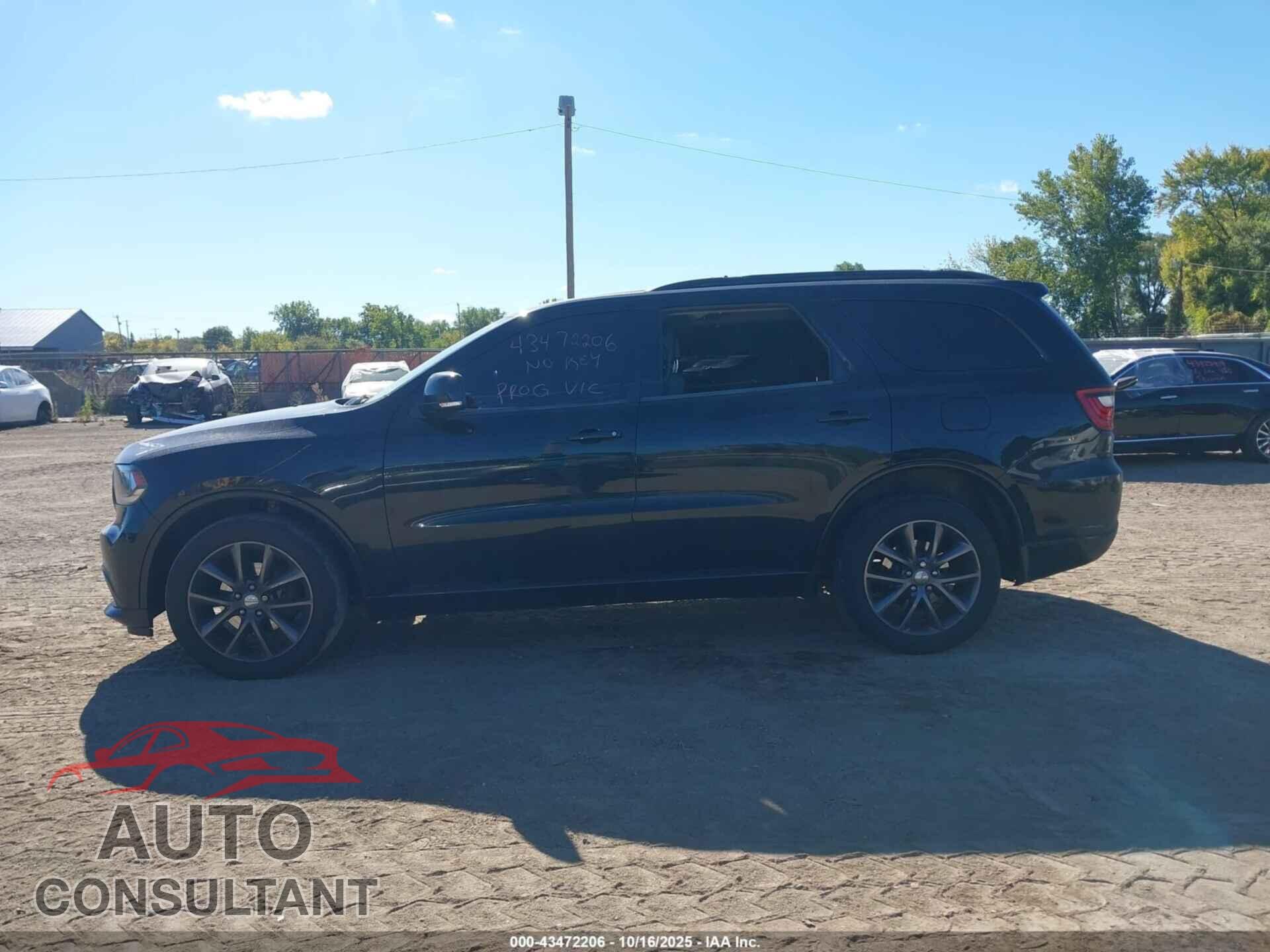 DODGE DURANGO 2018 - 1C4RDJDG1JC443363