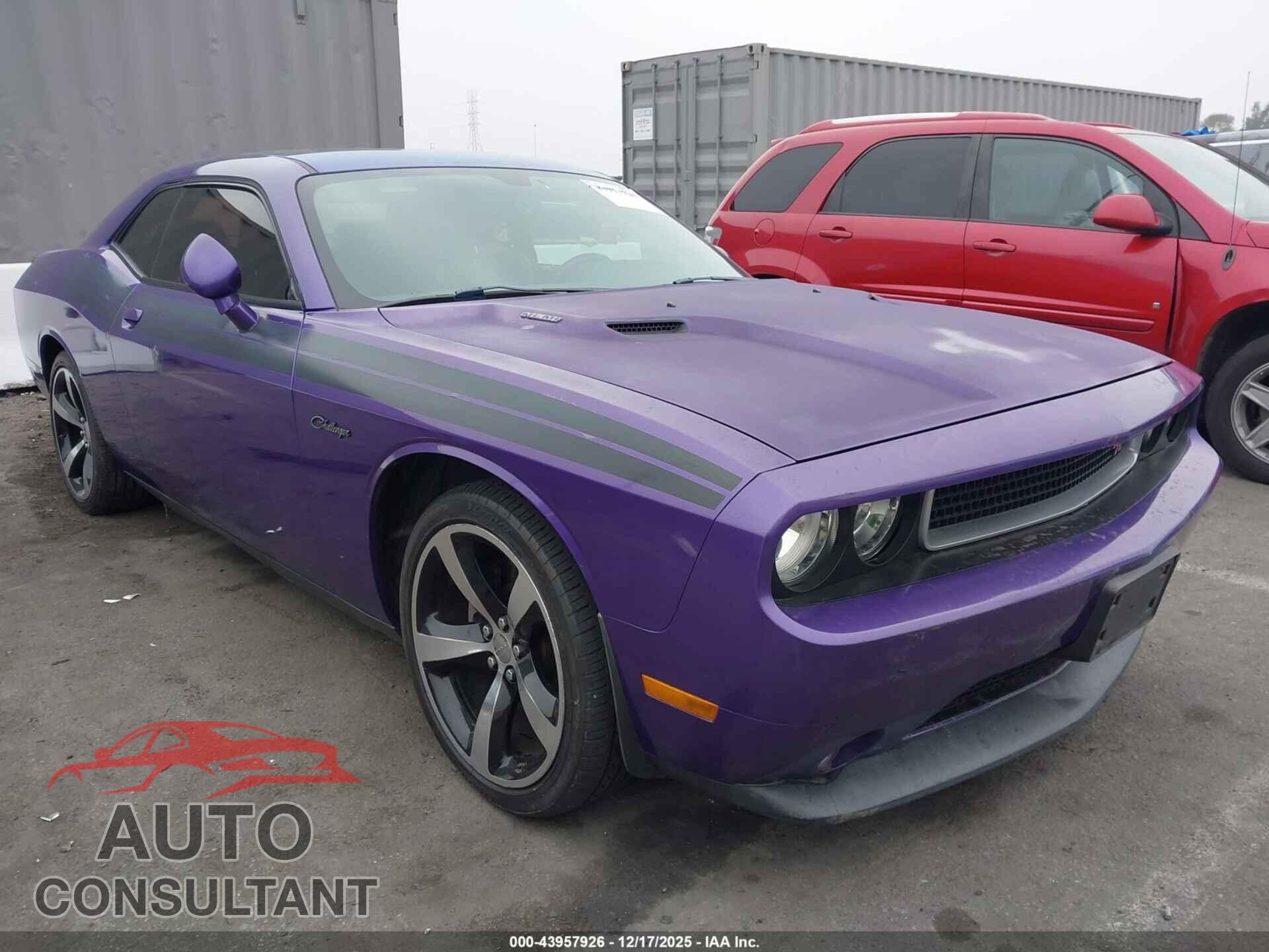 DODGE CHALLENGER 2014 - 2C3CDYBT0EH216834