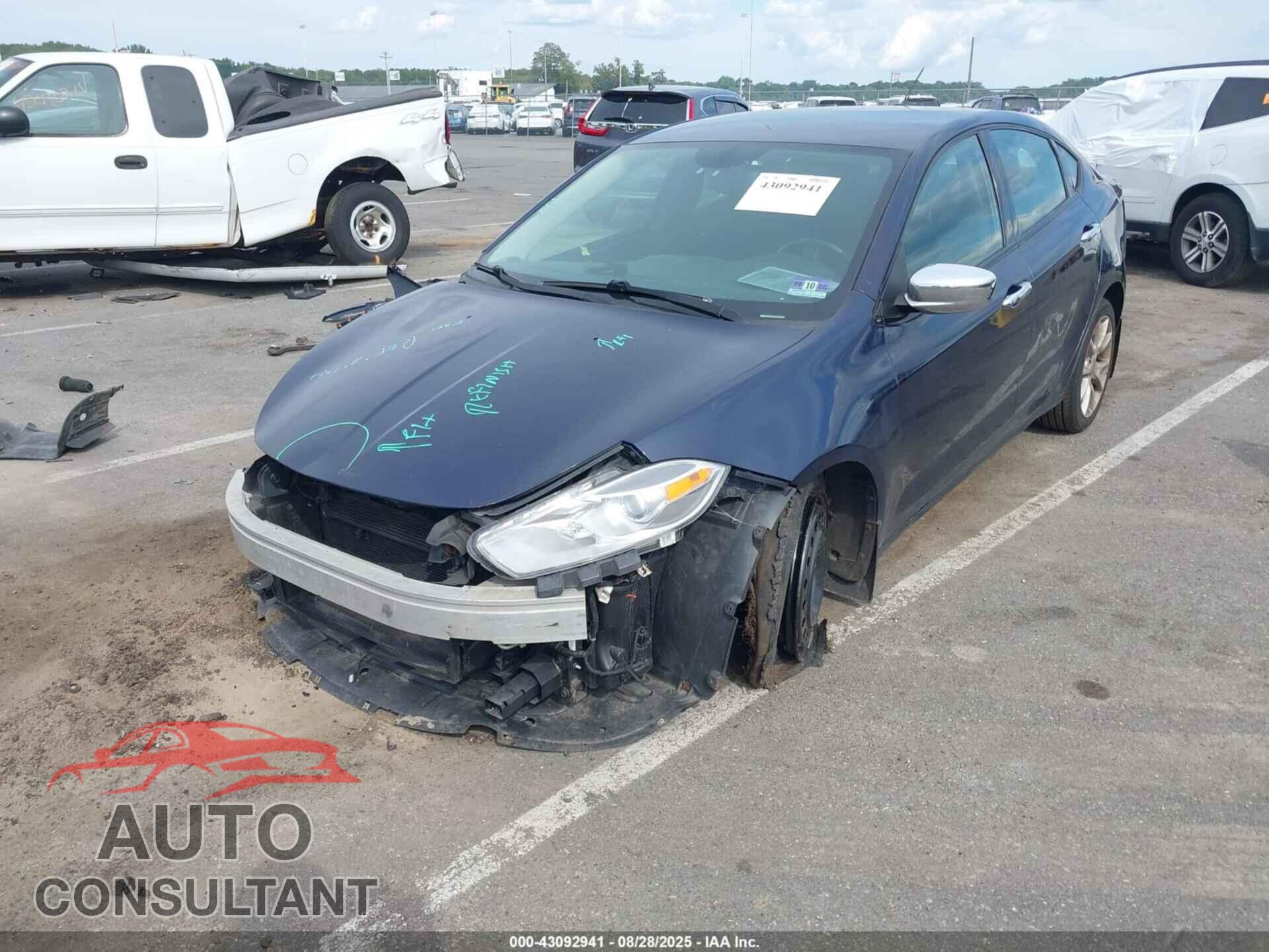 DODGE DART 2013 - 1C3CDFBAXDD184988
