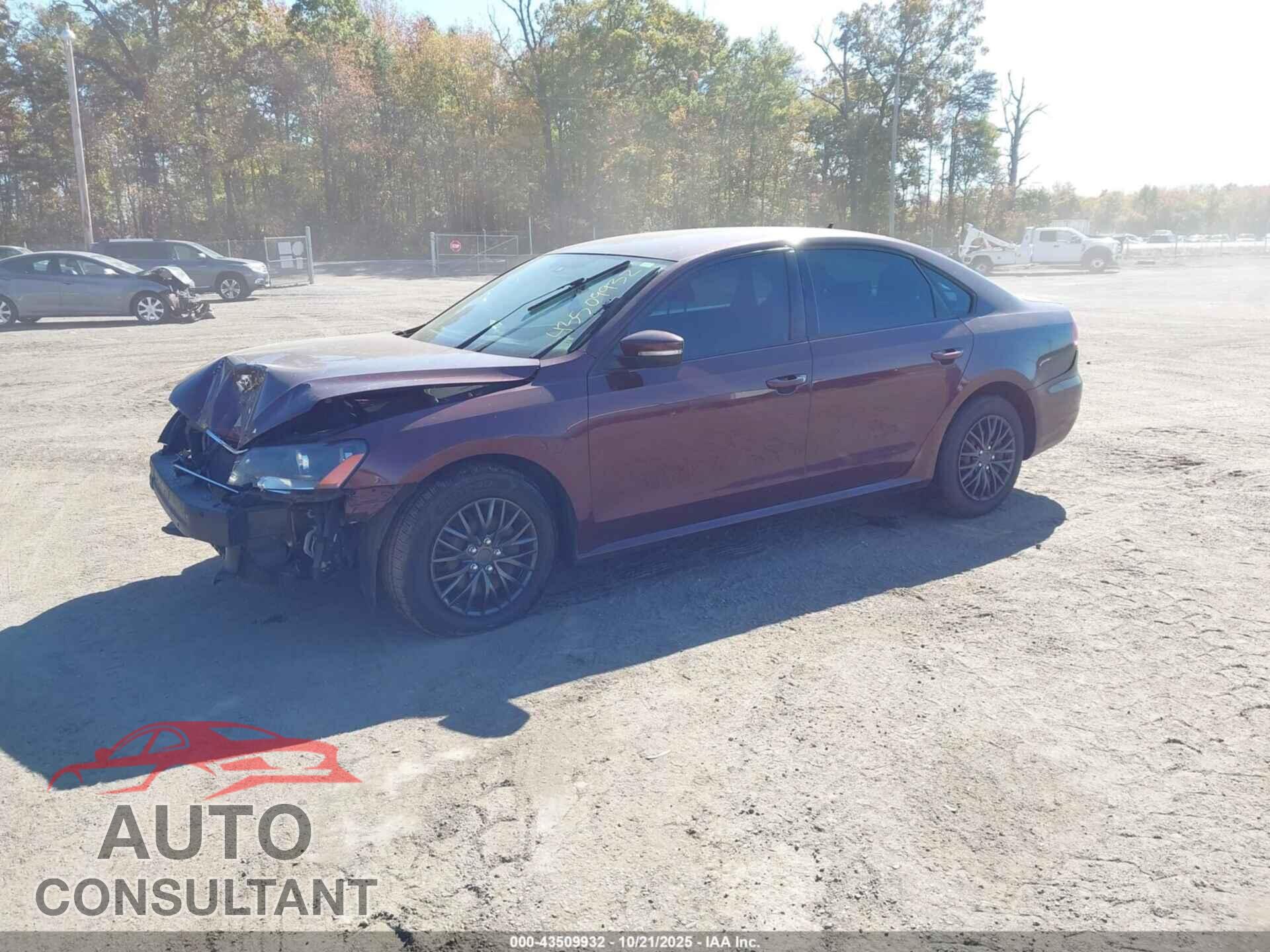 VOLKSWAGEN PASSAT 2014 - 1VWAT7A3XEC061002
