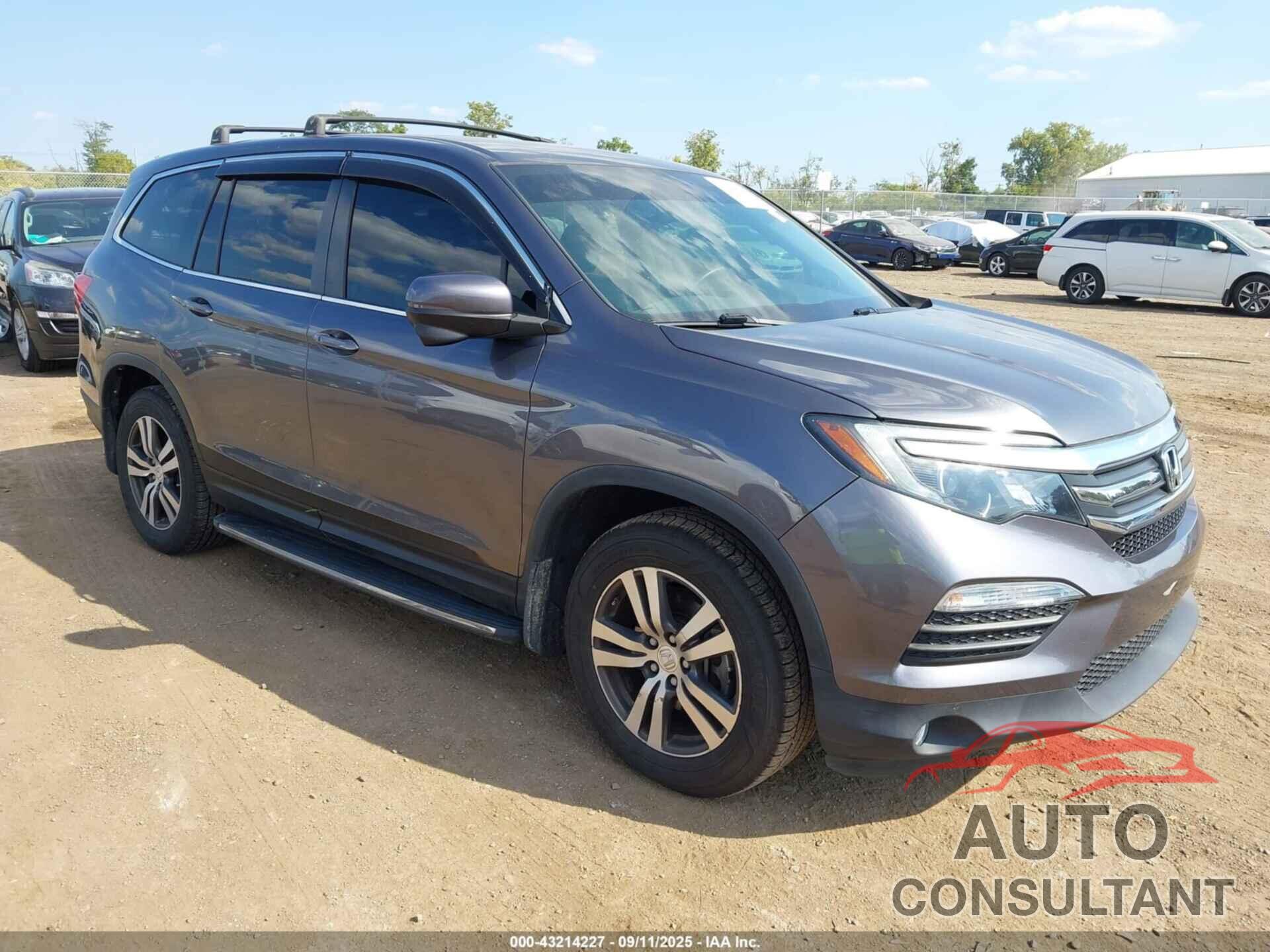 HONDA PILOT 2017 - 5FNYF6H54HB014405