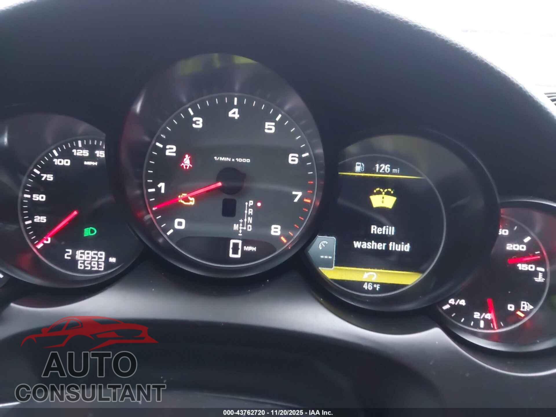 PORSCHE CAYENNE 2013 - WP1AB2A28DLA83268