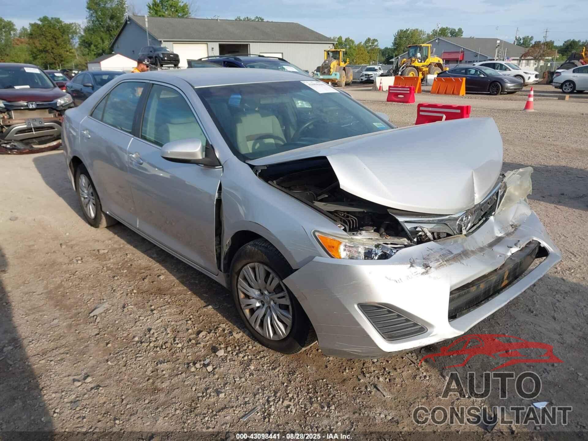 TOYOTA CAMRY 2012 - 4T4BF1FK4CR169992