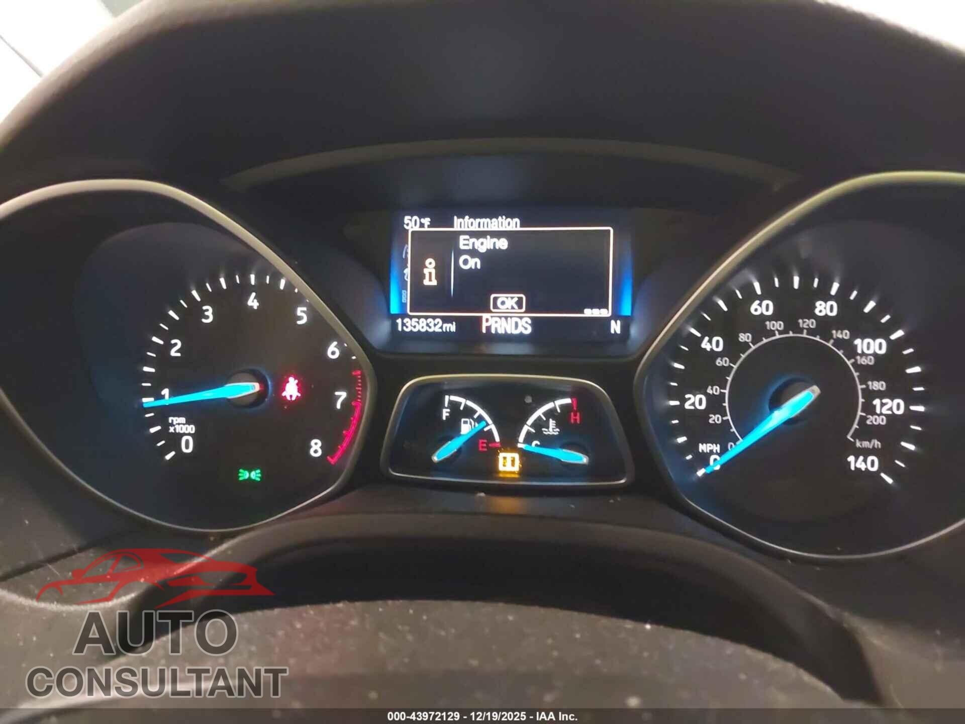 FORD FOCUS 2017 - 1FADP3J20HL200682