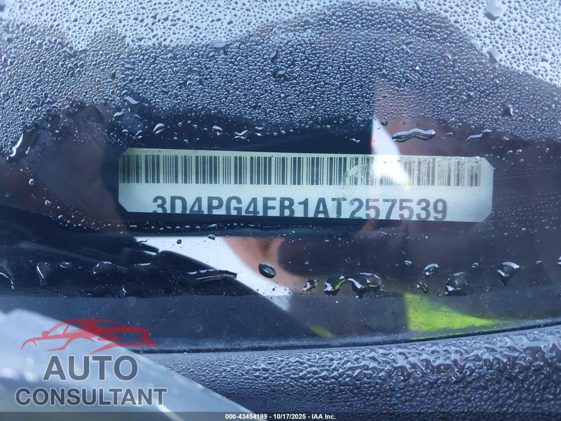 DODGE JOURNEY 2010 - 3D4PG4FB1AT257539