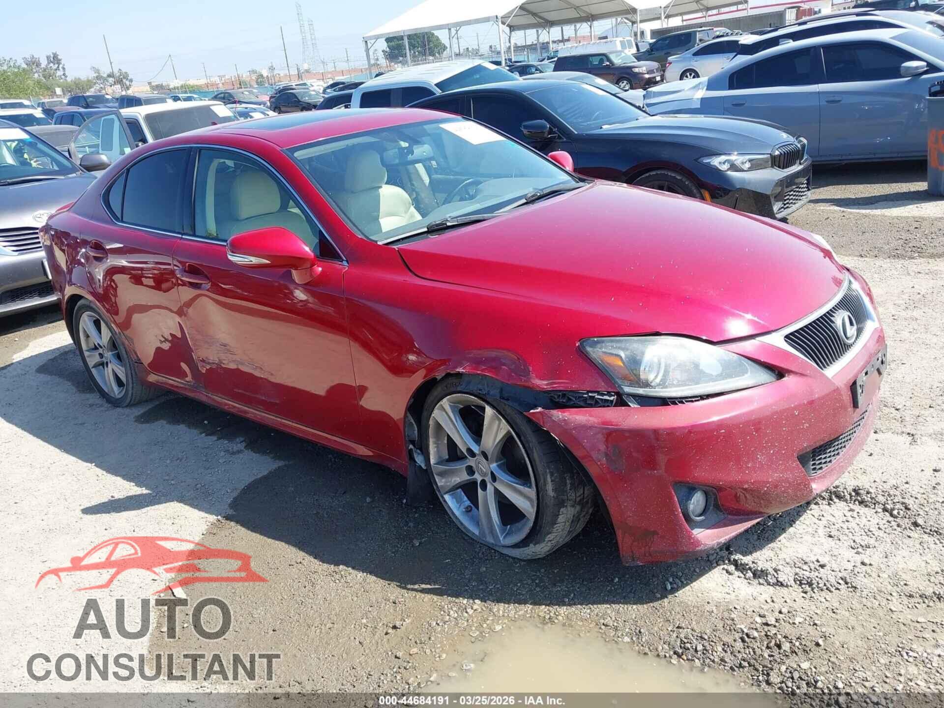 LEXUS IS 250 2013 - JTHBF5C29D5185349