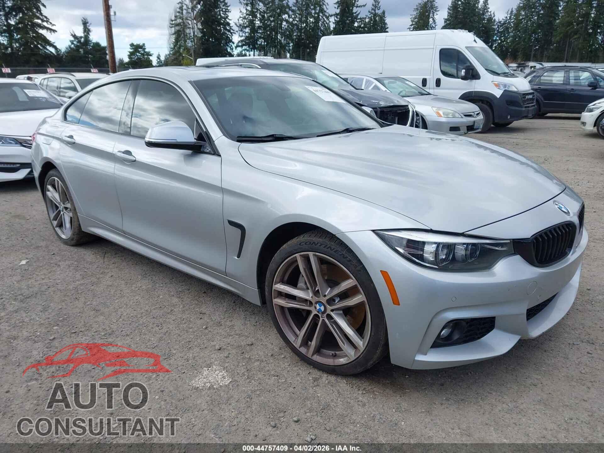BMW 430I GRAN COUPE 2018 - WBA4J3C56JBL04265