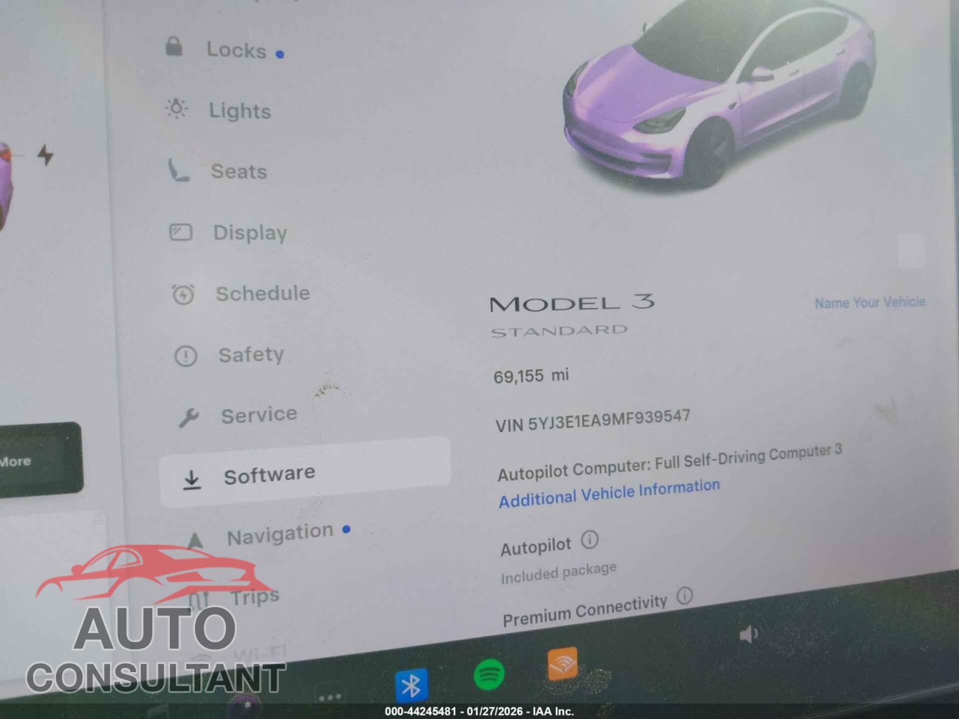 TESLA MODEL 3 2021 - 5YJ3E1EA9MF939547