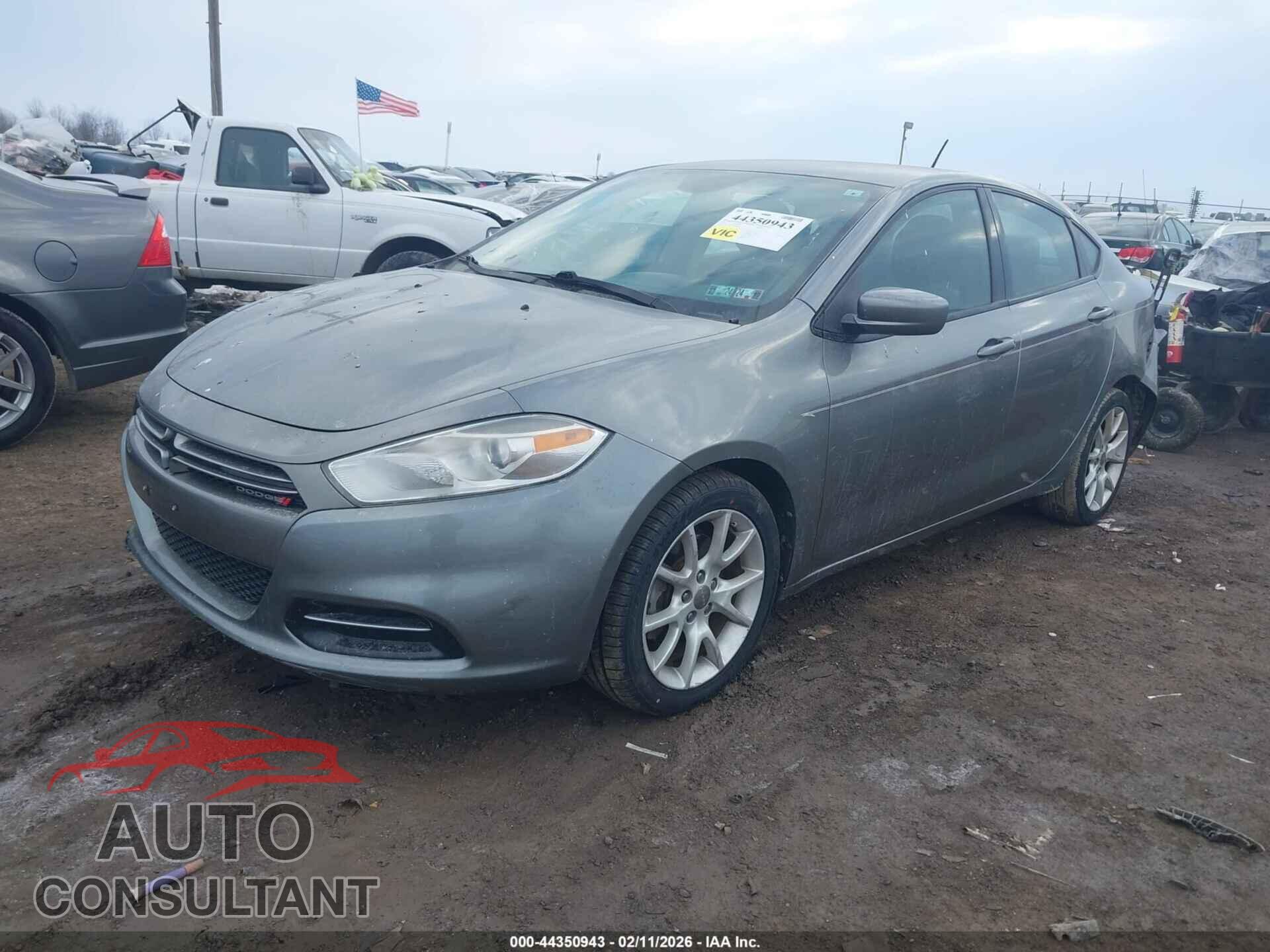 DODGE DART 2013 - 1C3CDFBA9DD105603