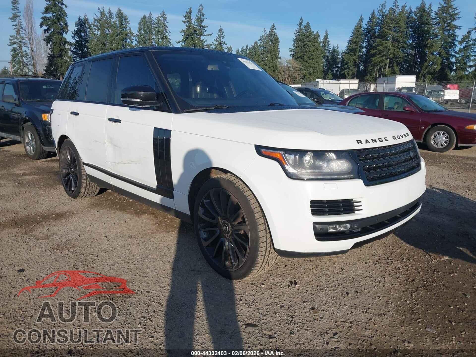 LAND ROVER RANGE ROVER 2015 - SALGS2TFXFA213537