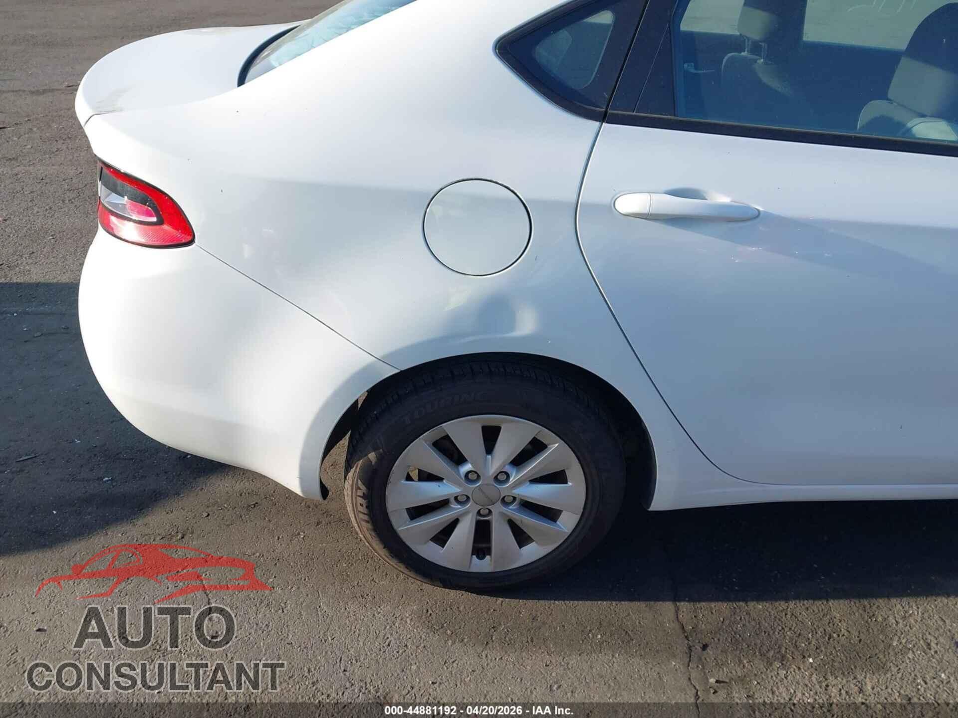 DODGE DART 2014 - 1C3CDFDH3ED851816