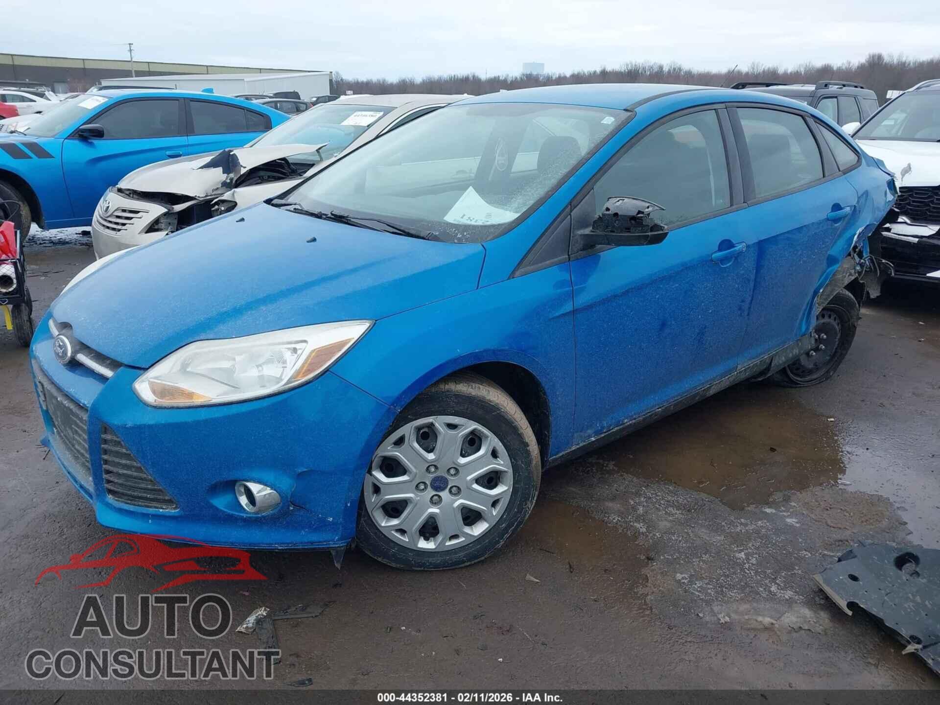 FORD FOCUS 2012 - 1FAHP3F29CL474563