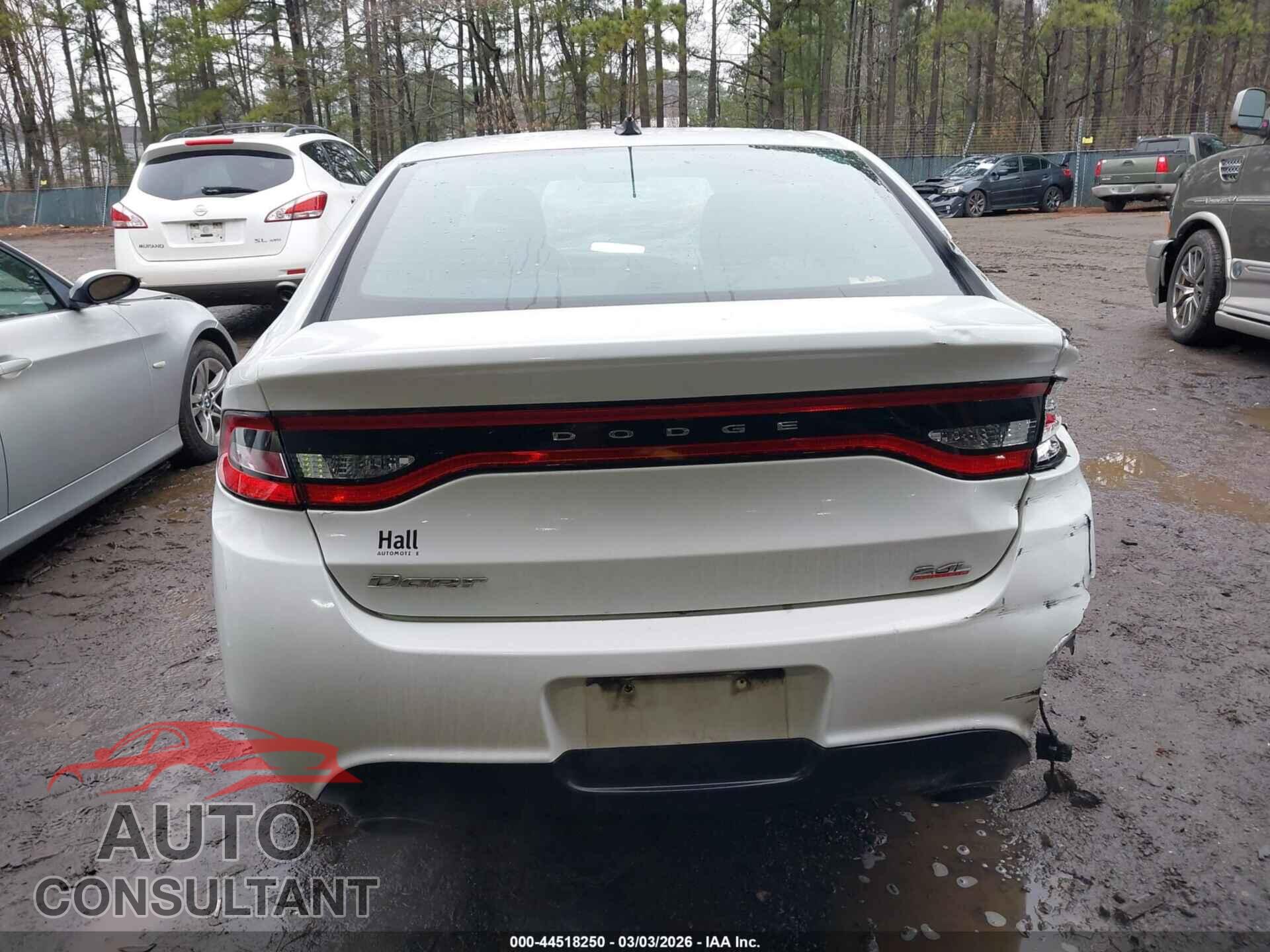DODGE DART 2014 - 1C3CDFBB6ED866471