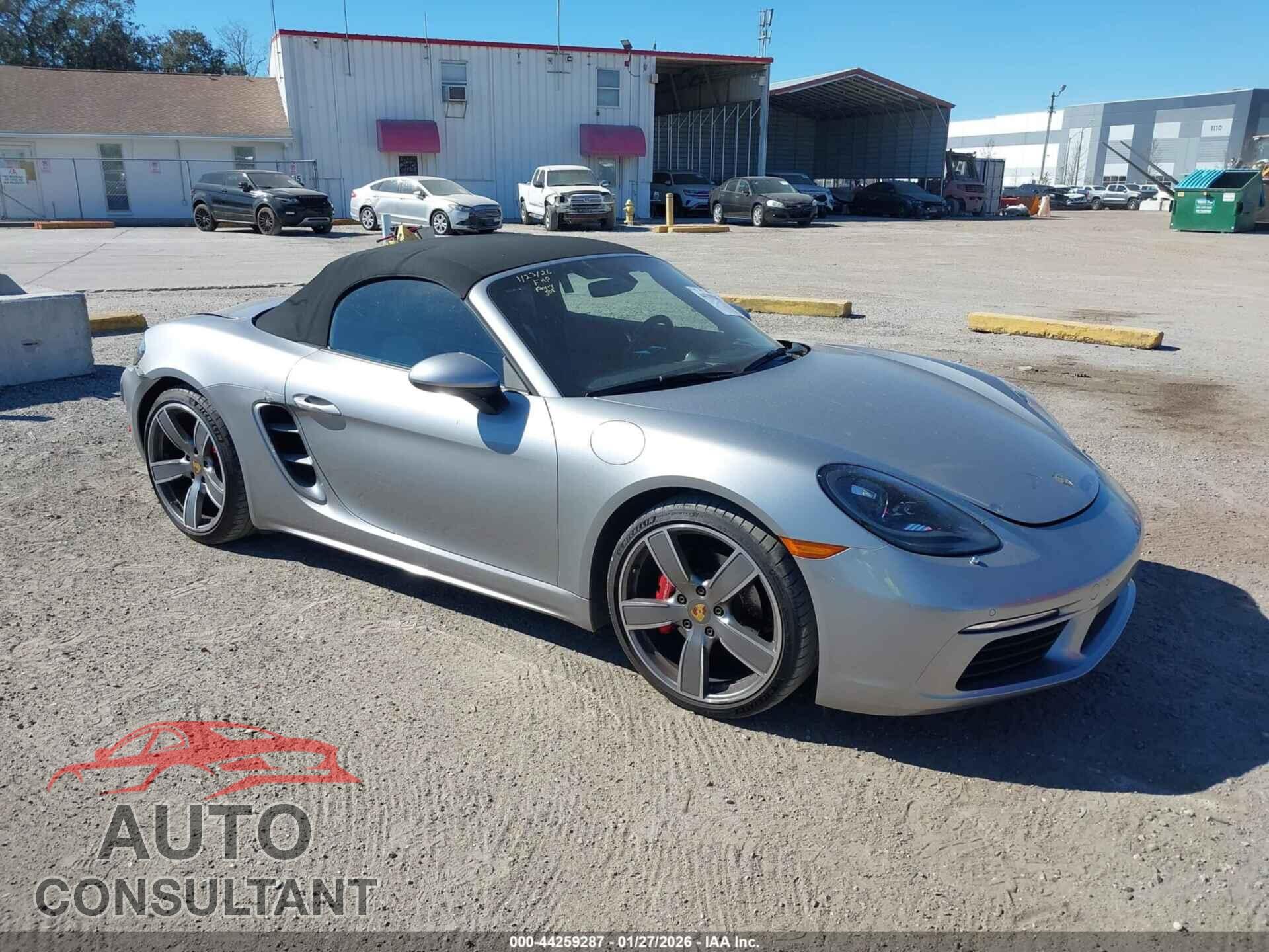 PORSCHE 718 BOXSTER 2018 - WP0CB2A85JS228301