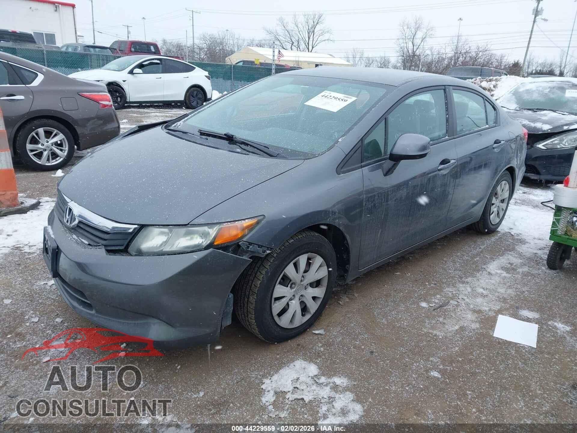HONDA CIVIC 2012 - 19XFB2F51CE100686