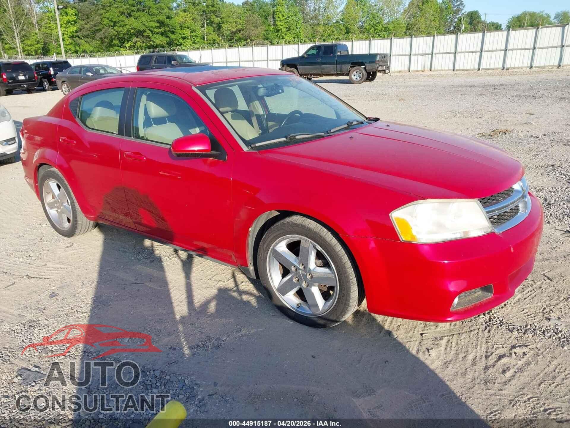 DODGE AVENGER 2011 - 1B3BD2FG8BN554097