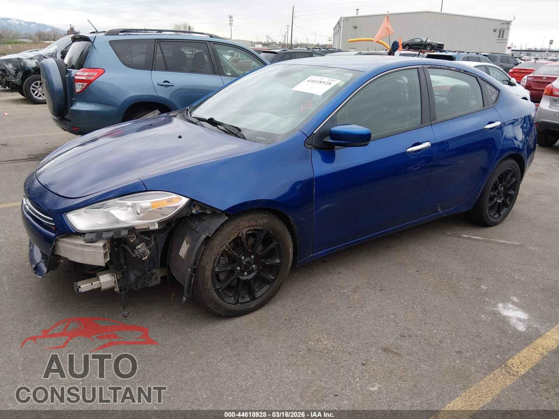DODGE DART 2013 - 1C3CDFCH2DD184303
