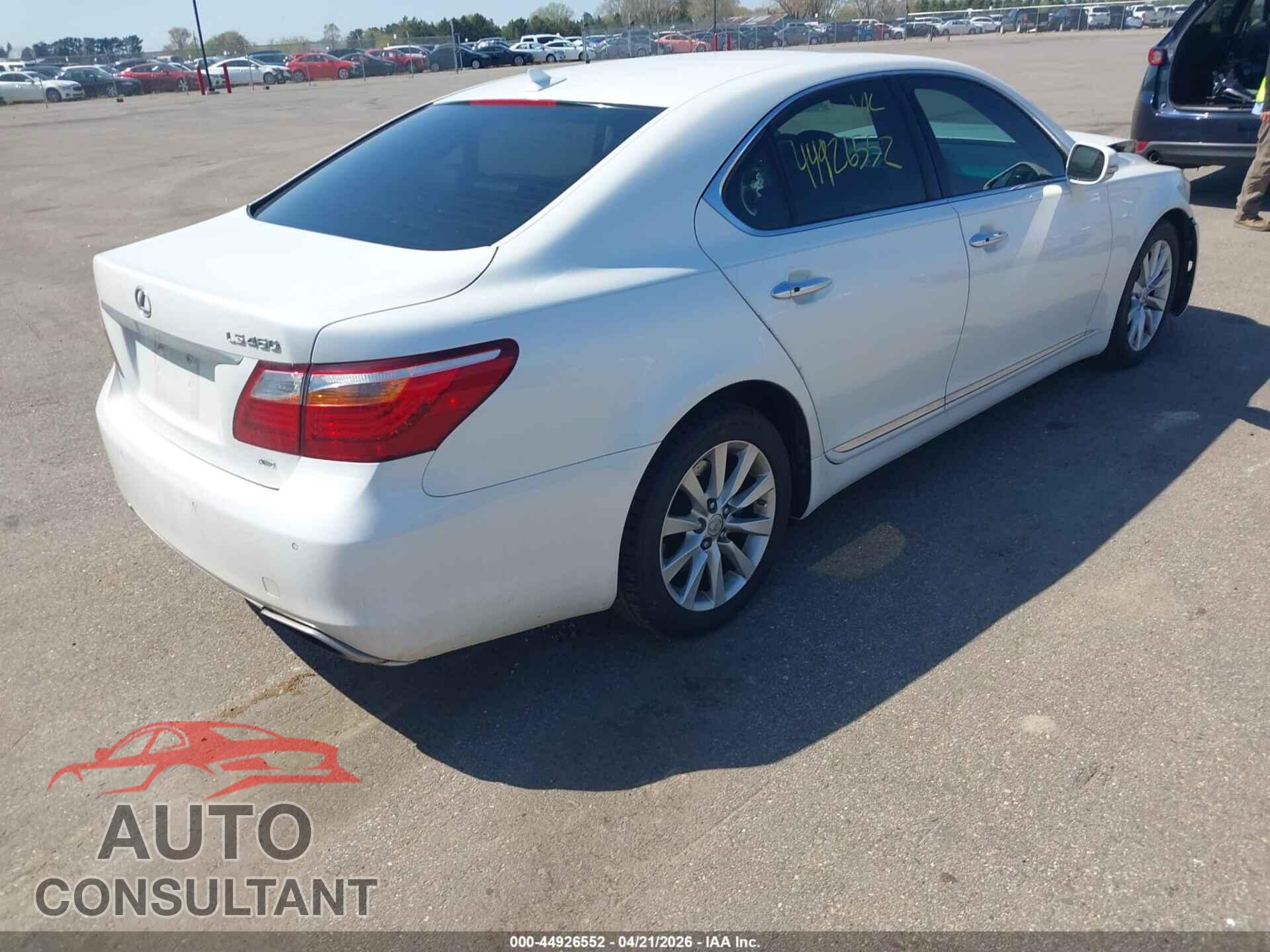 LEXUS LS 460 2011 - JTHCL5EF8B5009208