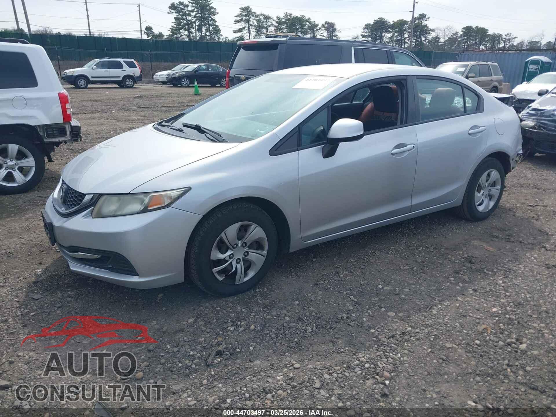 HONDA CIVIC 2013 - 2HGFB2F58DH554764