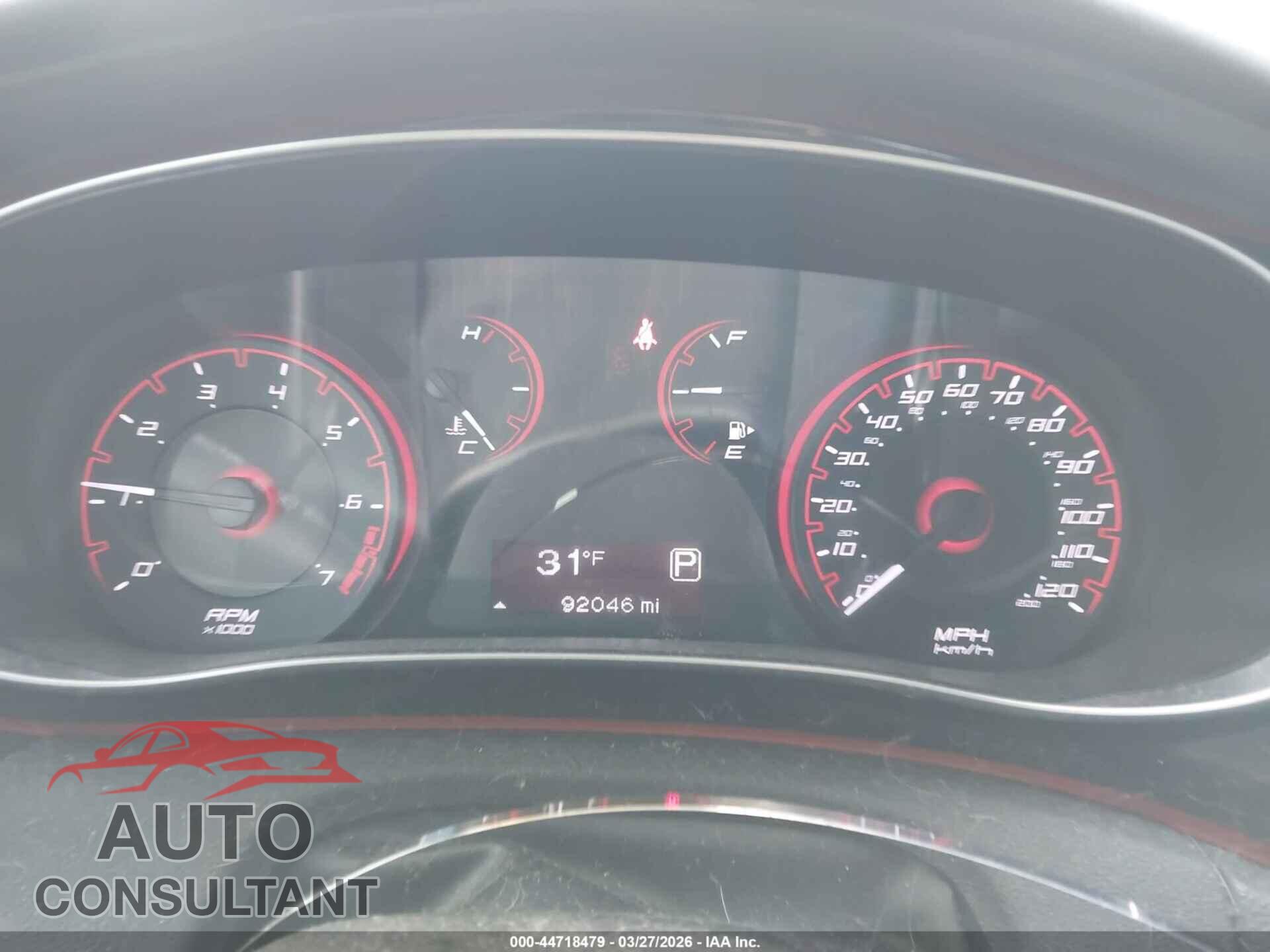 DODGE DART 2015 - 1C3CDFBBXFD141375