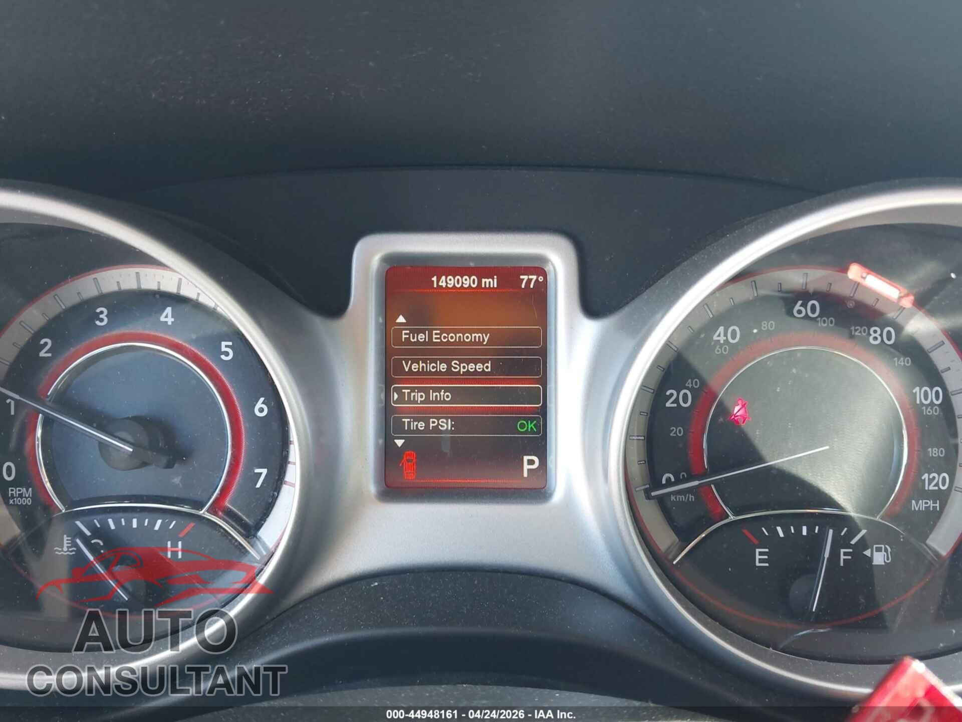 DODGE JOURNEY 2015 - 3C4PDCBB3FT717930