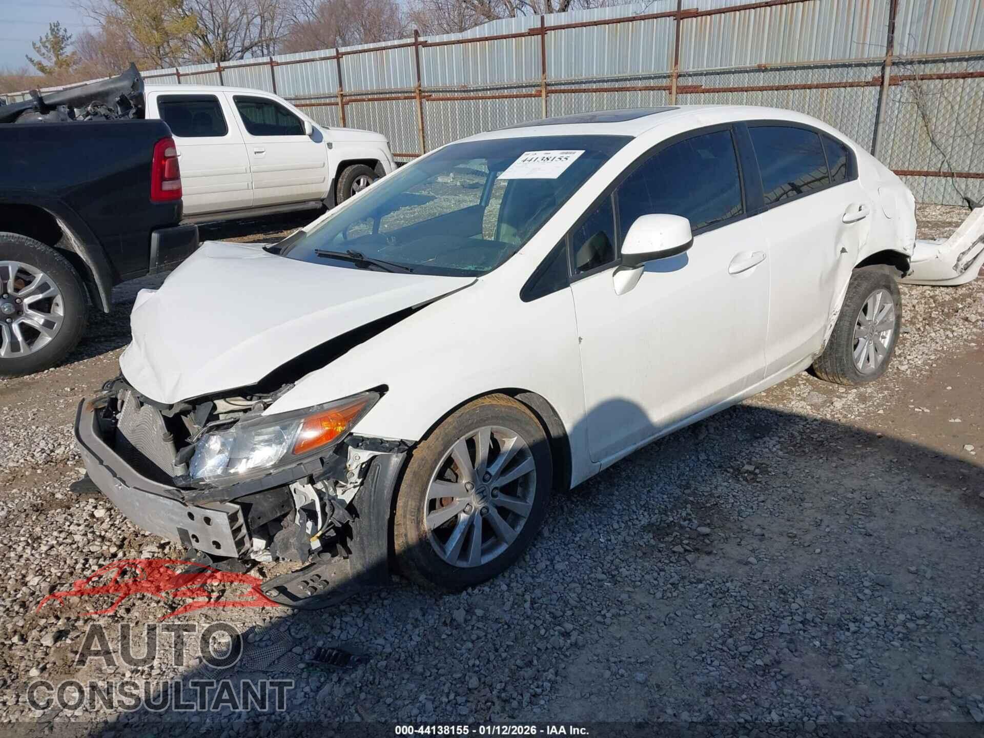 HONDA CIVIC 2012 - 2HGFB2F82CH524393