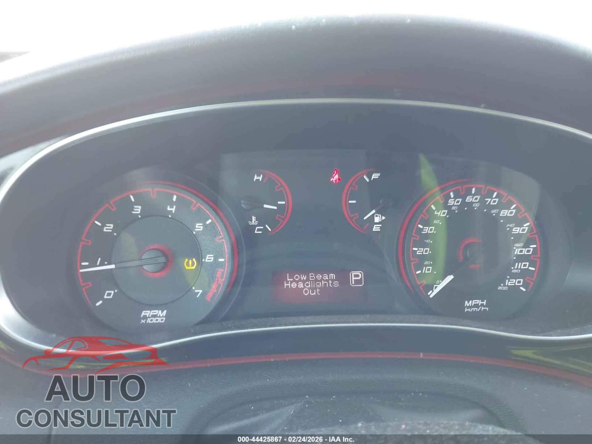 DODGE DART 2015 - 1C3CDFBB1FD278124