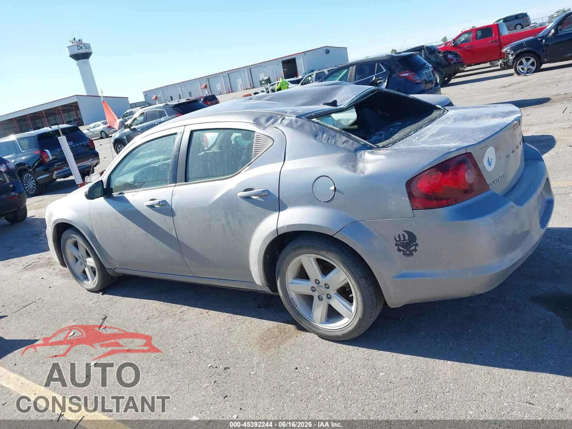 DODGE AVENGER 2013 - 1C3CDZAB3DN644921